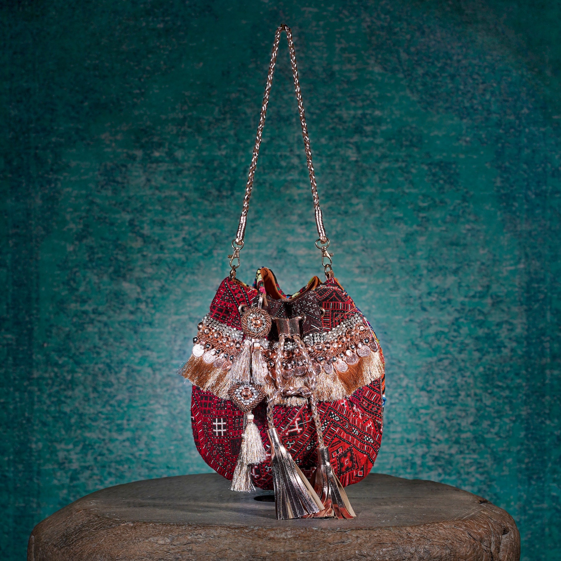 Rose Gold Banjara Potli 024
