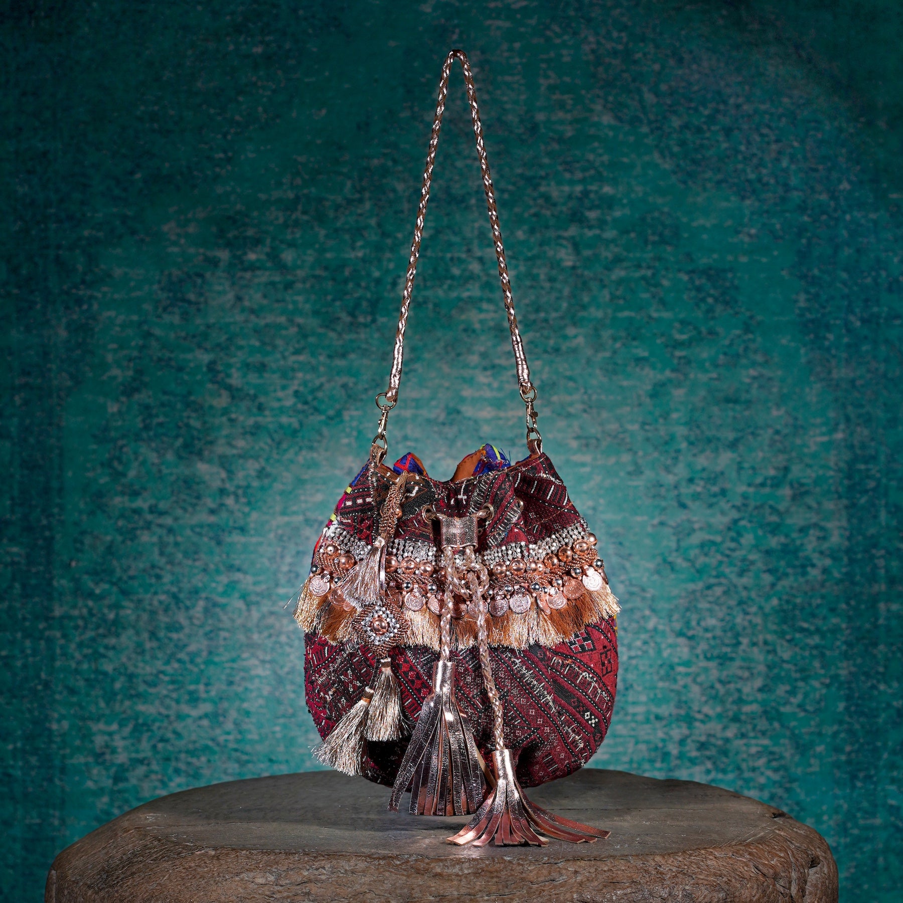 Rose Gold Banjara Potli 025