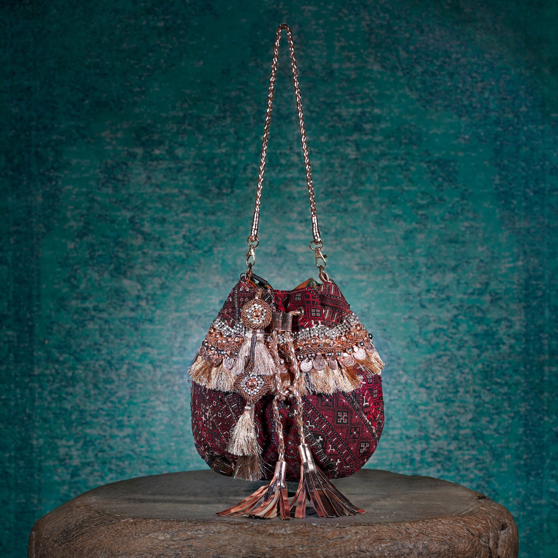 Rose Gold Banjara Potli 027