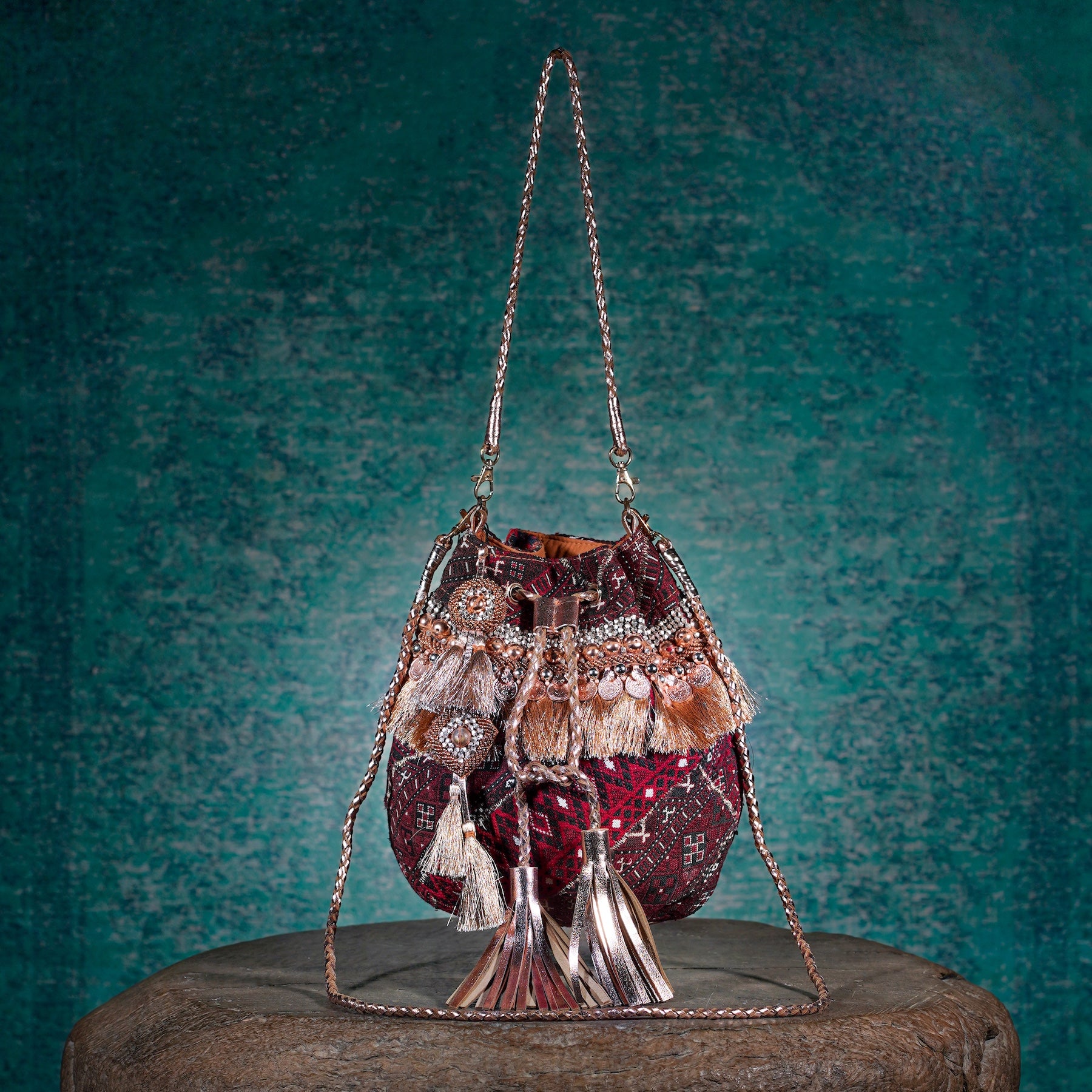 Rose Gold Banjara Potli 028
