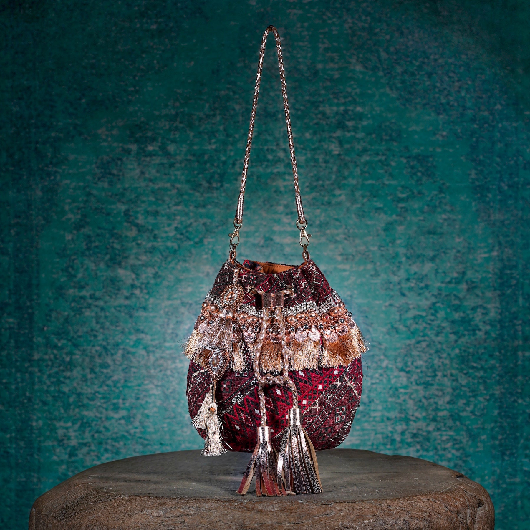Rose Gold Banjara Potli 028