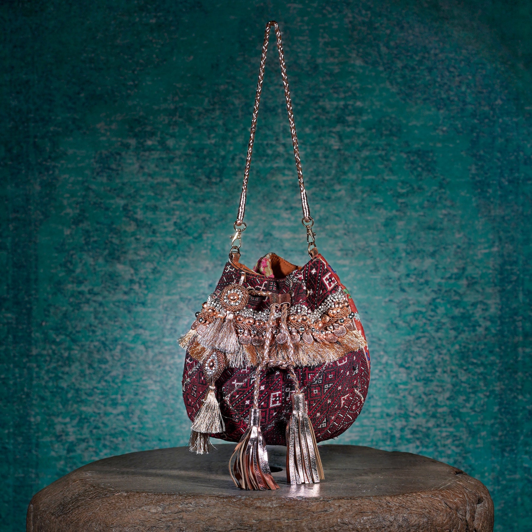 Rose Gold Banjara Potli 029