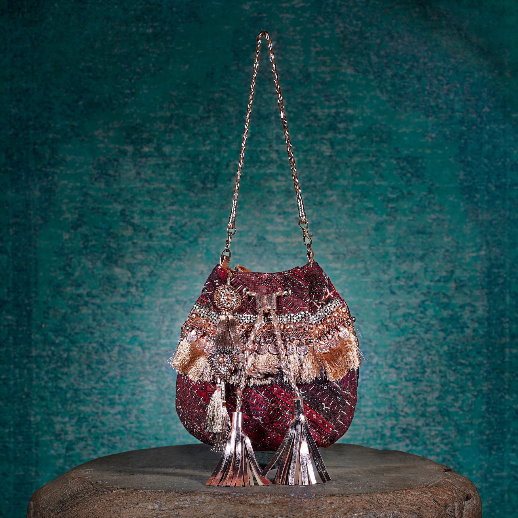 Rose Gold Banjara Potli 030