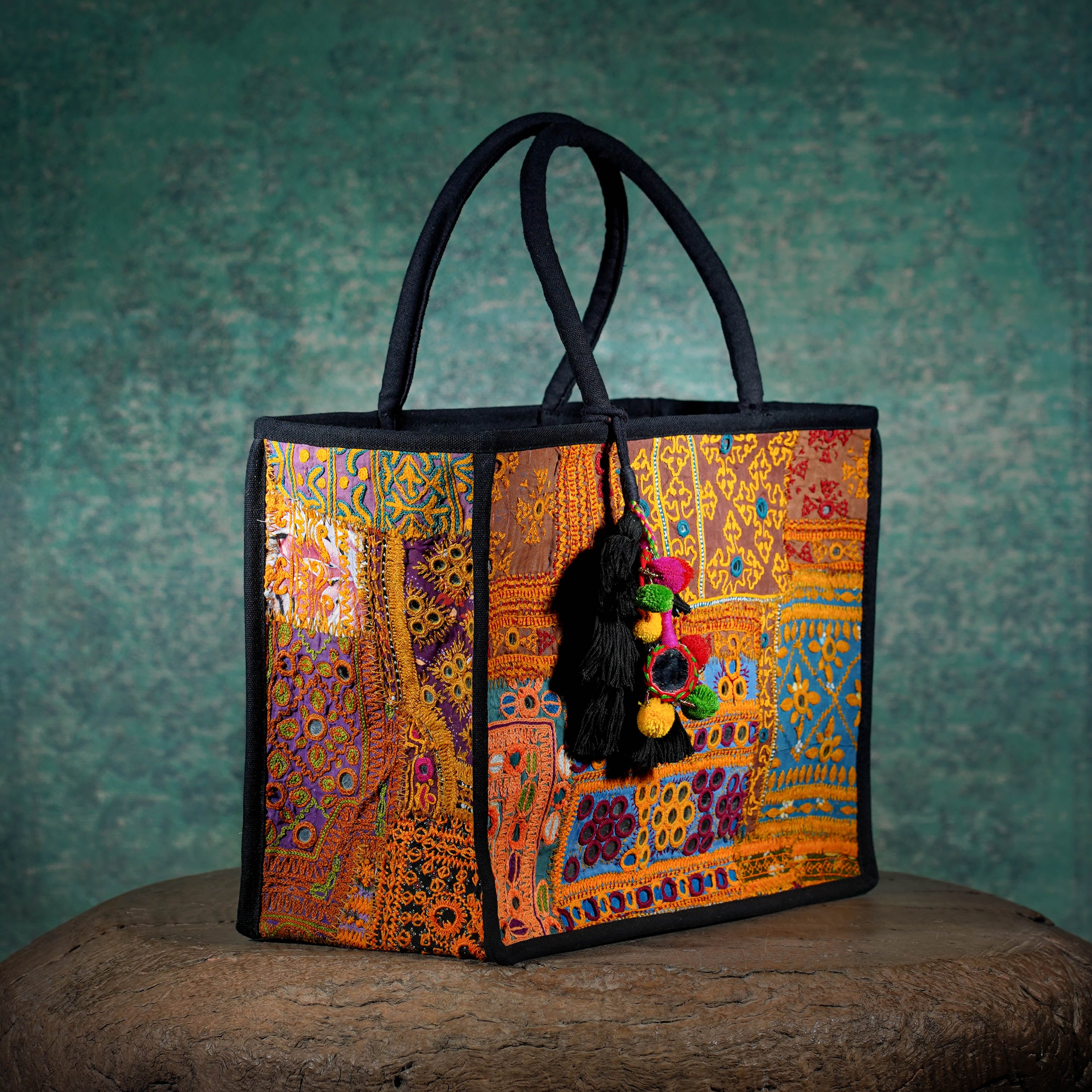 Black Banjara Shopper (Small) 003