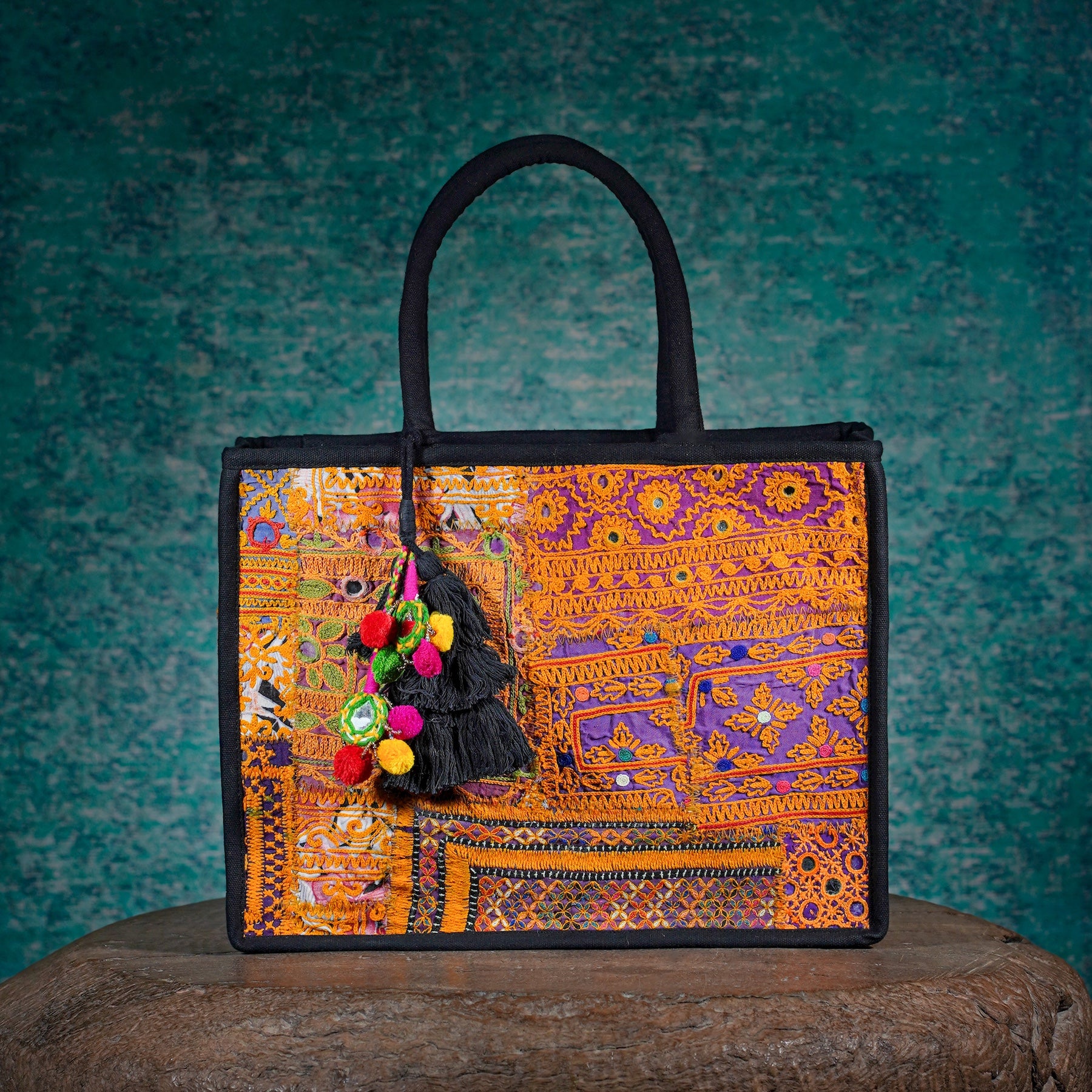 Black Banjara Shopper (Small) 006
