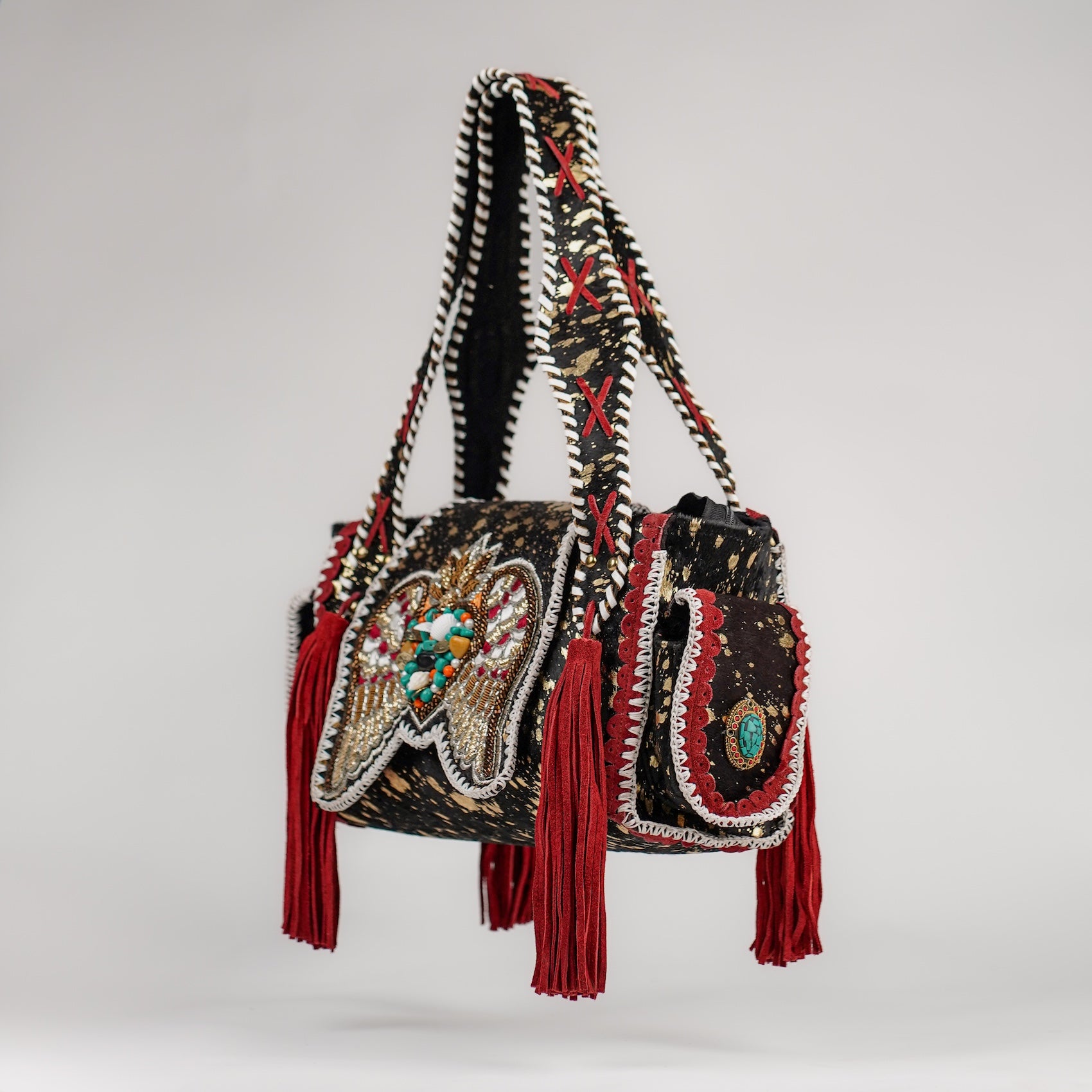 Black Butterfly Shoulder Bag