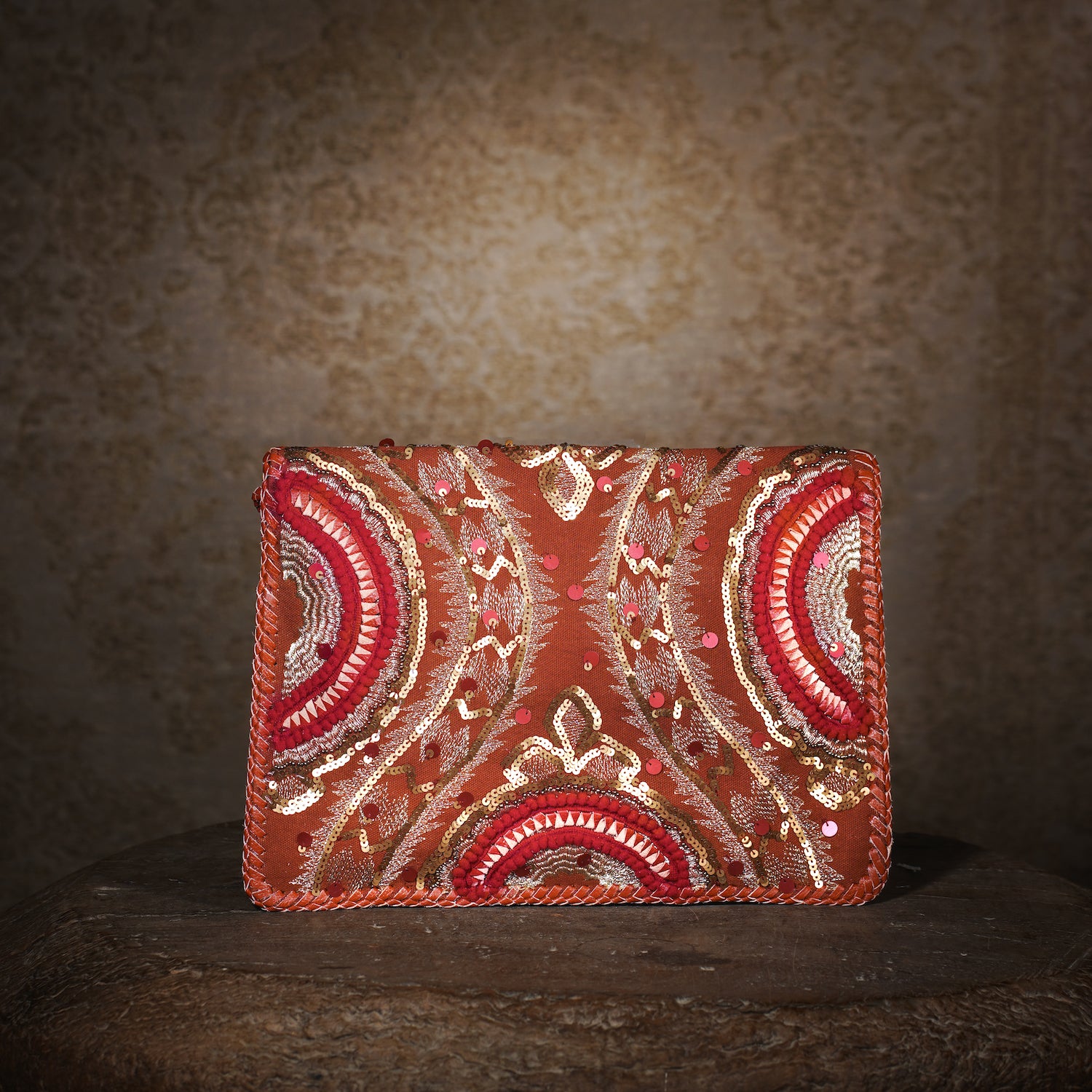 Cotri Clutch - Burgundy