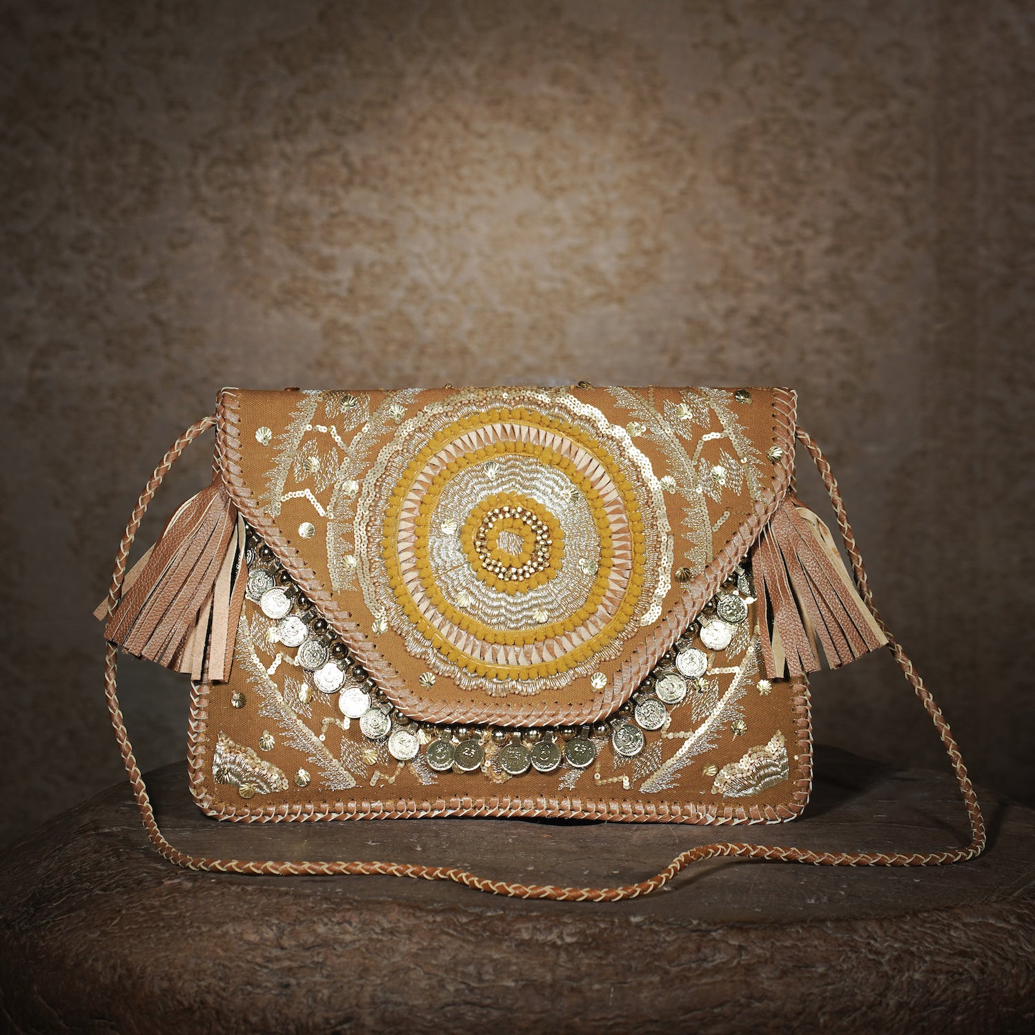 Cotri Clutch - Camel