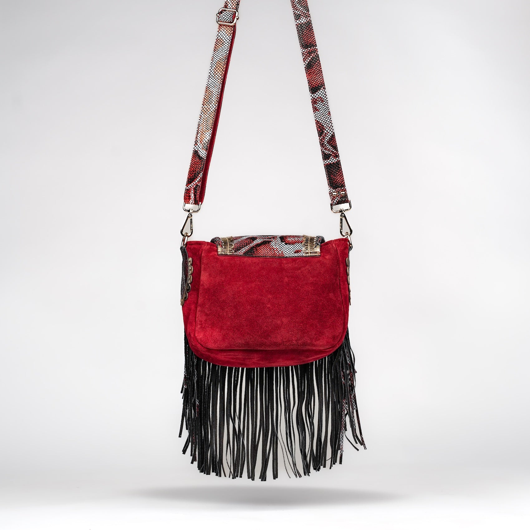 Red Cheval Saddle Bag