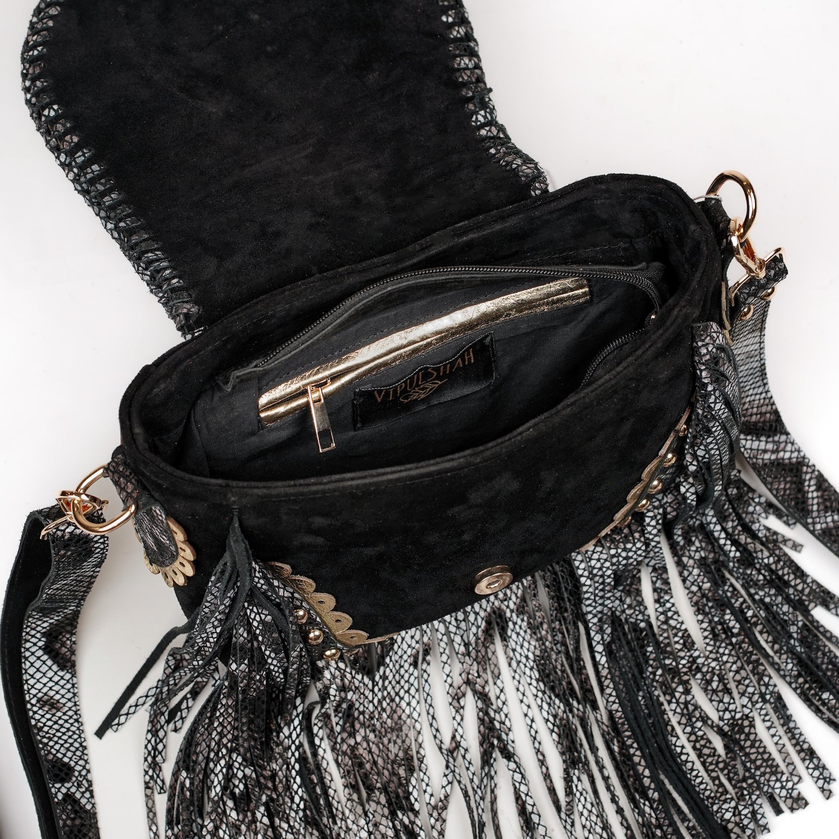 Black Cheval Saddle Bag