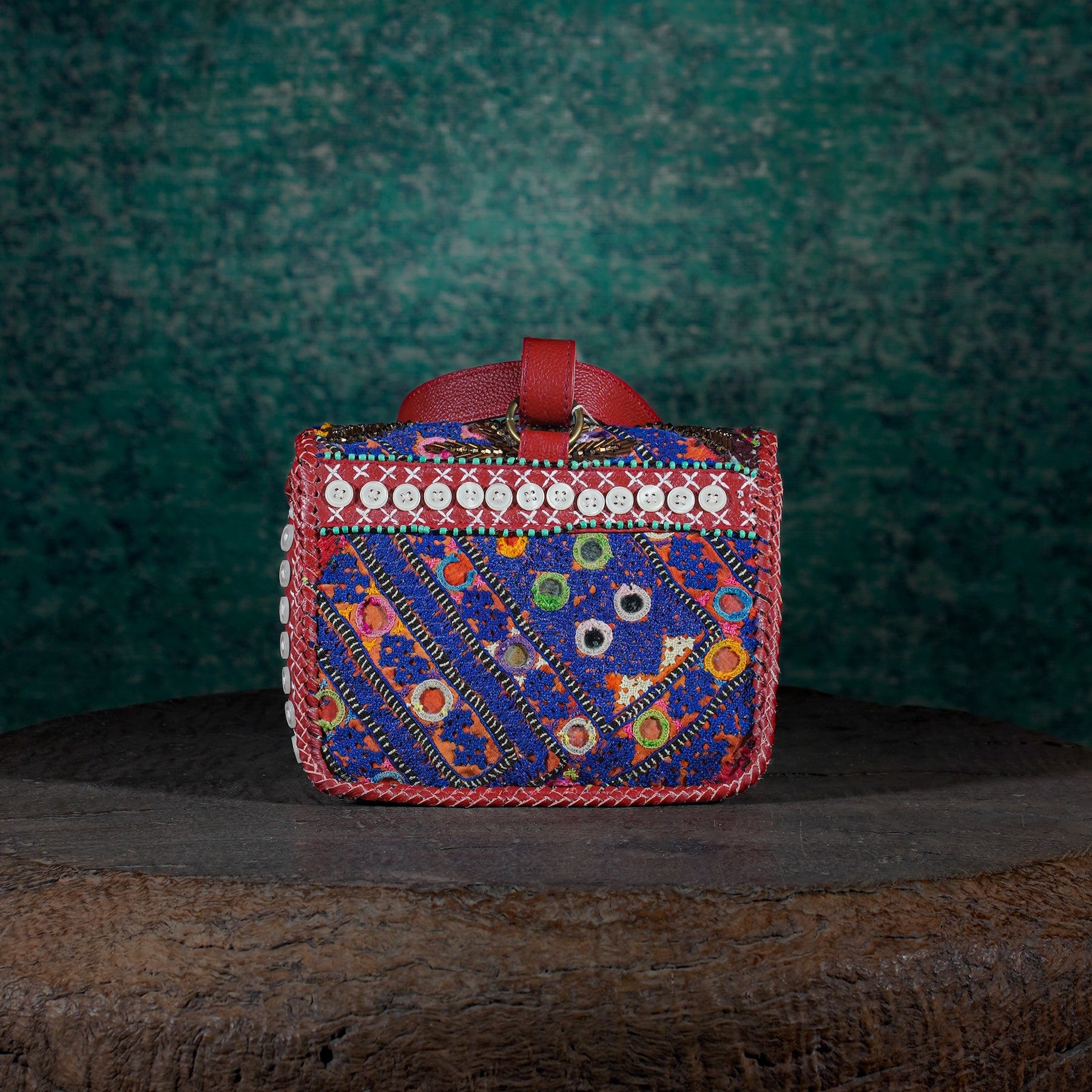 Burgundy Diya Belt Bag 006