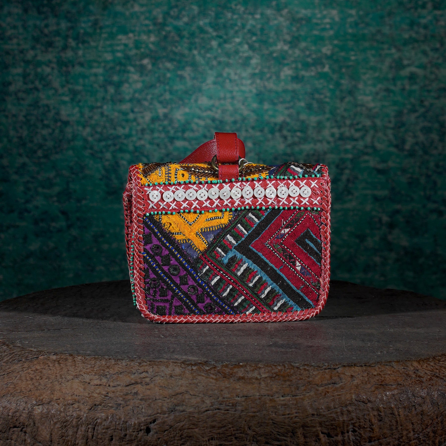 Burgundy Diya Belt Bag 007