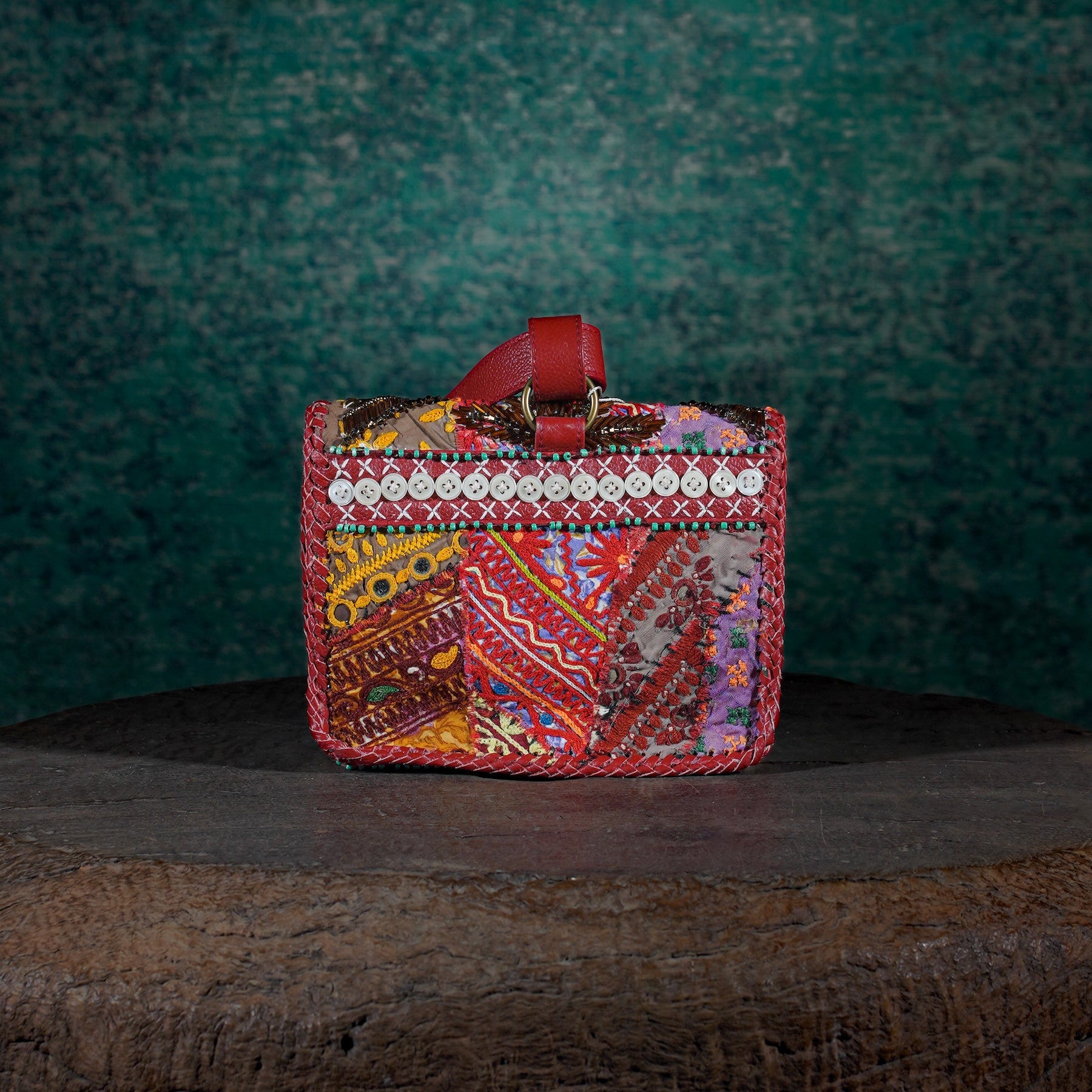 Burgundy Diya Belt Bag 010