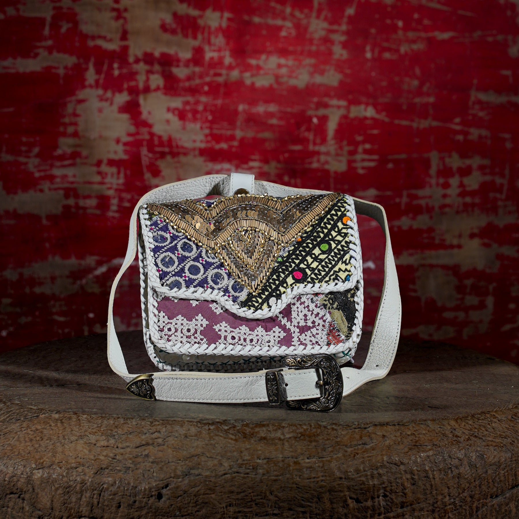 Cream Diya Belt Bag 006