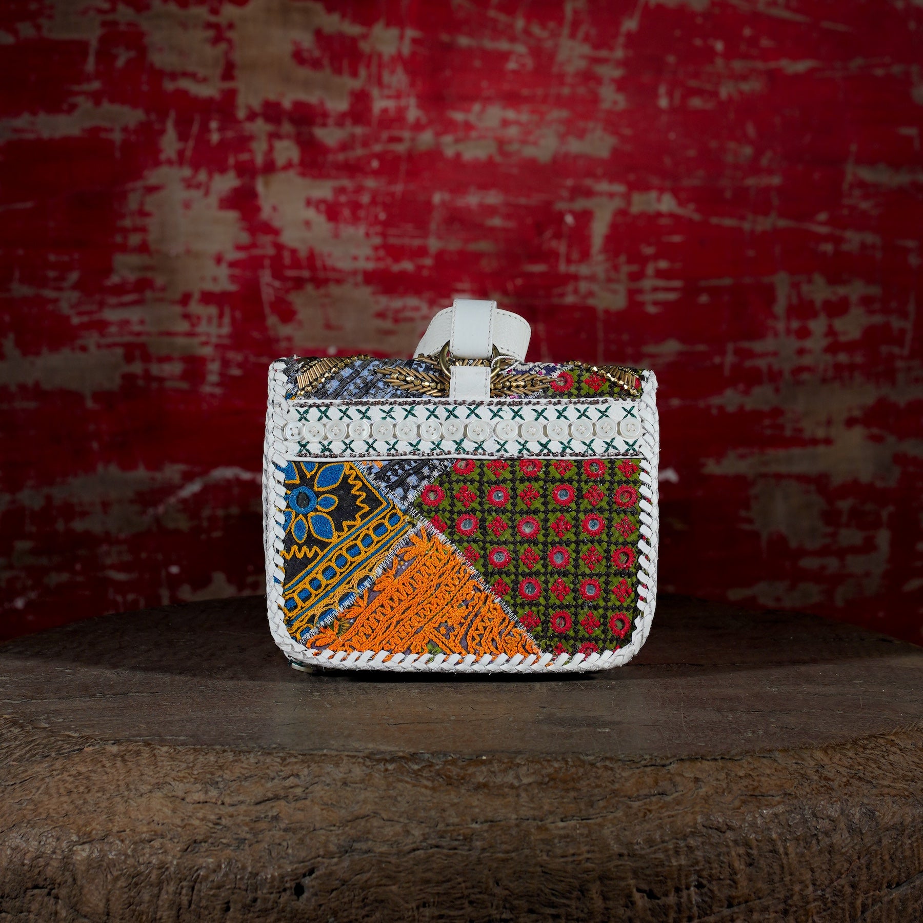 Cream Diya Belt Bag 006
