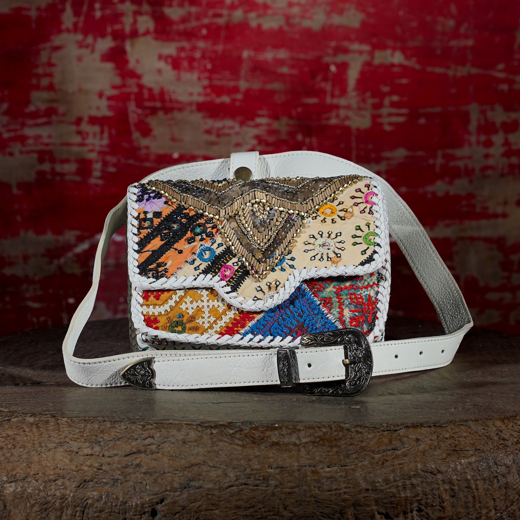 Cream Diya Belt Bag 009