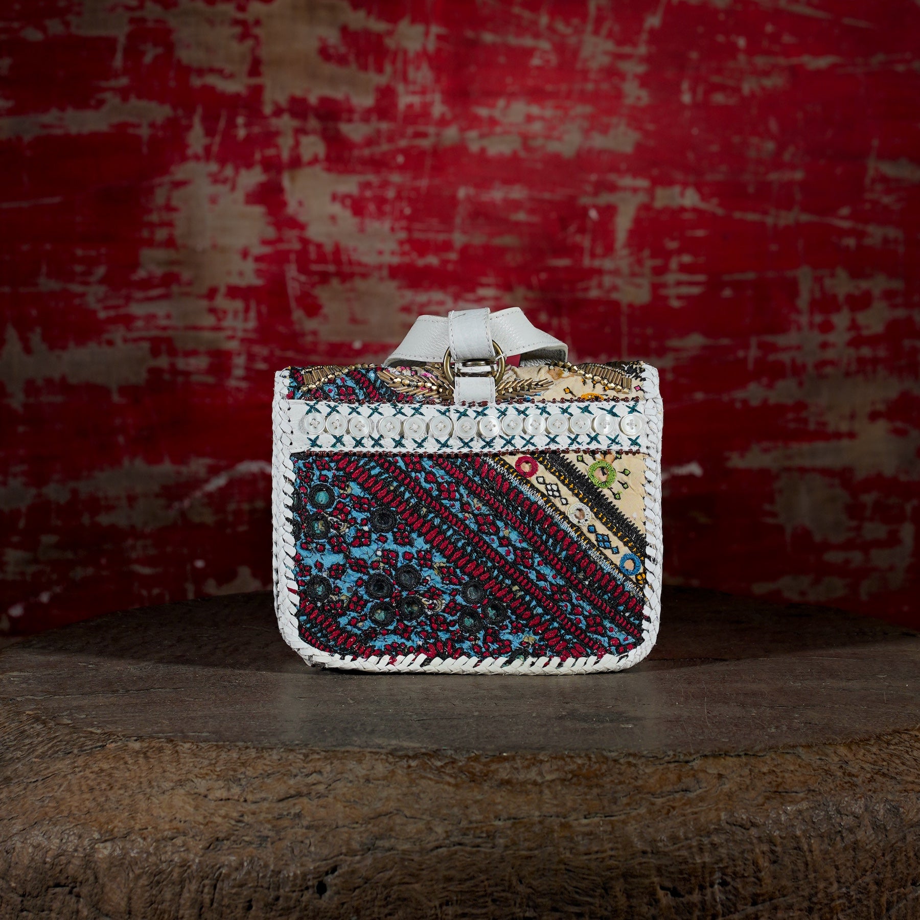 Cream Diya Belt Bag 010
