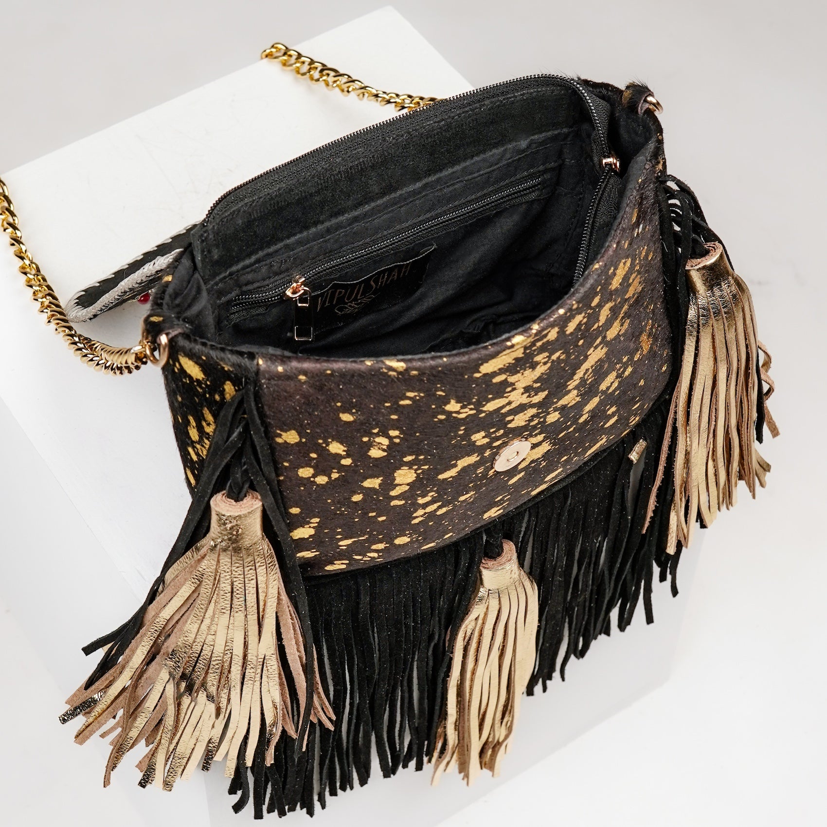 Black Evil Eye Sling Bag