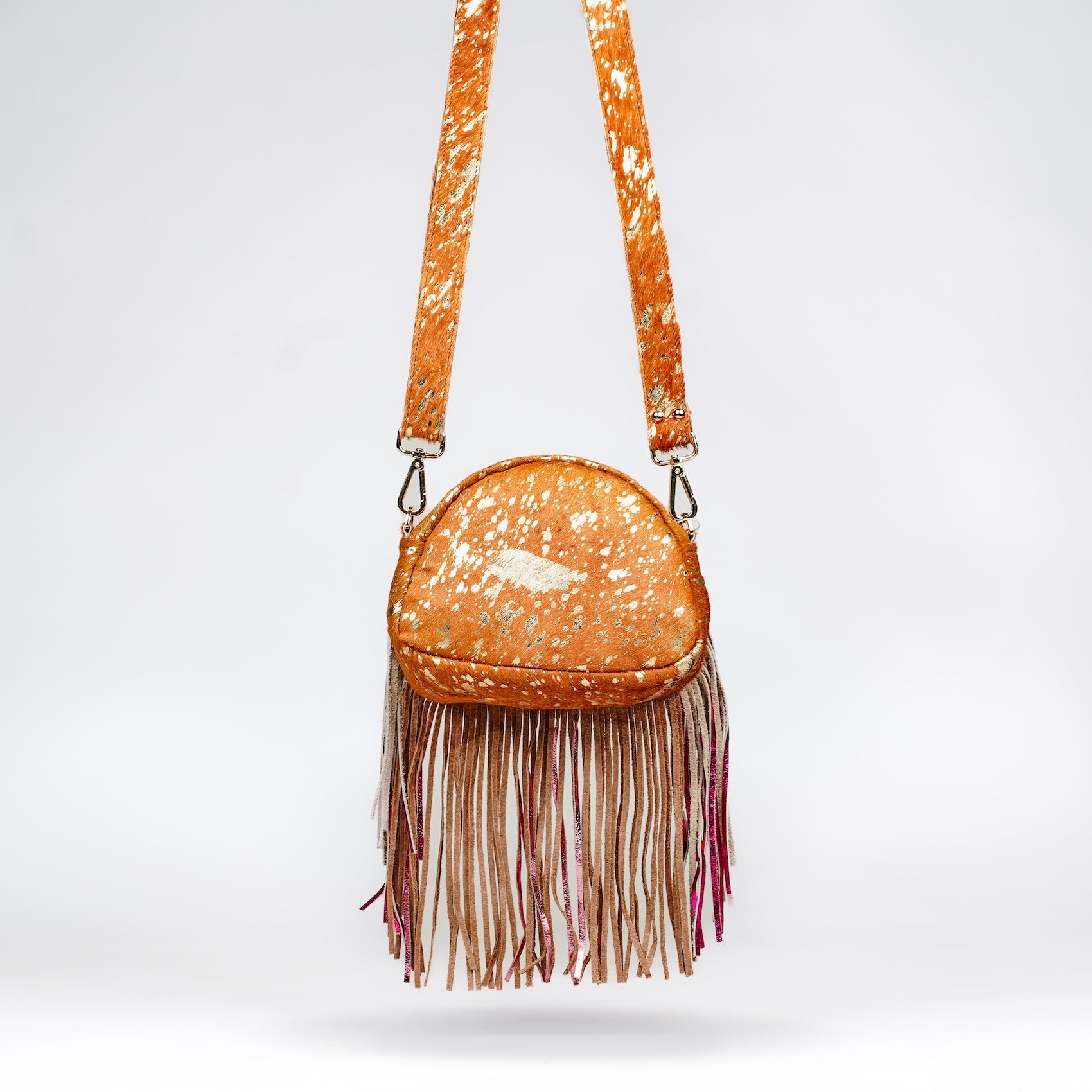 Beige Flamingo Sling Bag