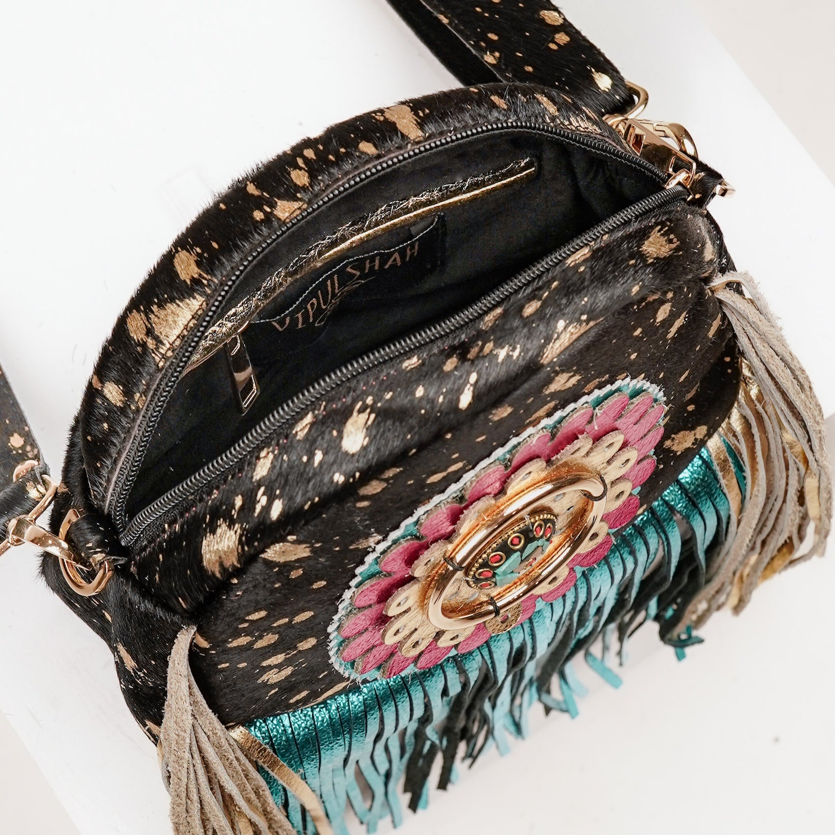 Black Flamingo Sling Bag