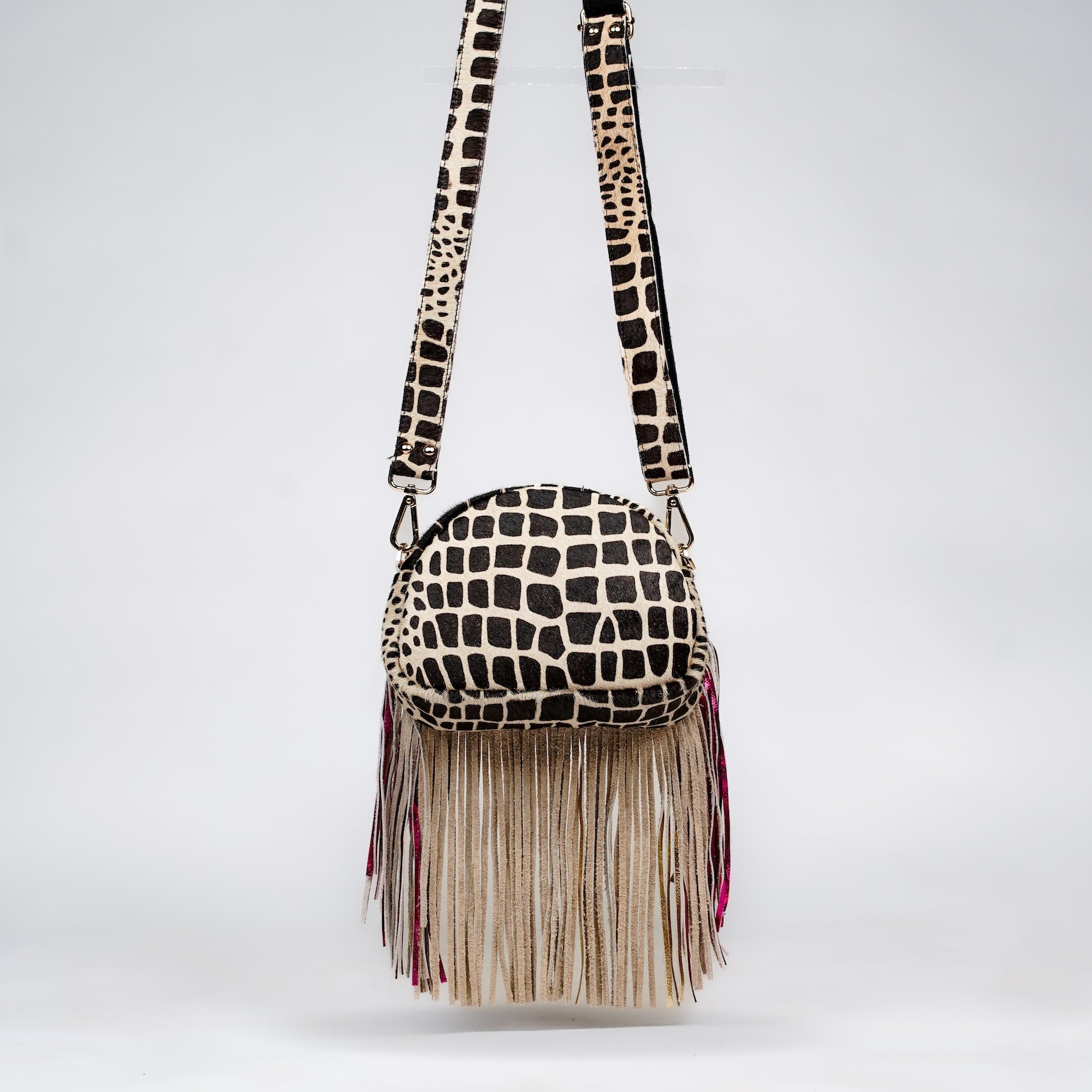 Spotted Skin Flamingo Sling Bag
