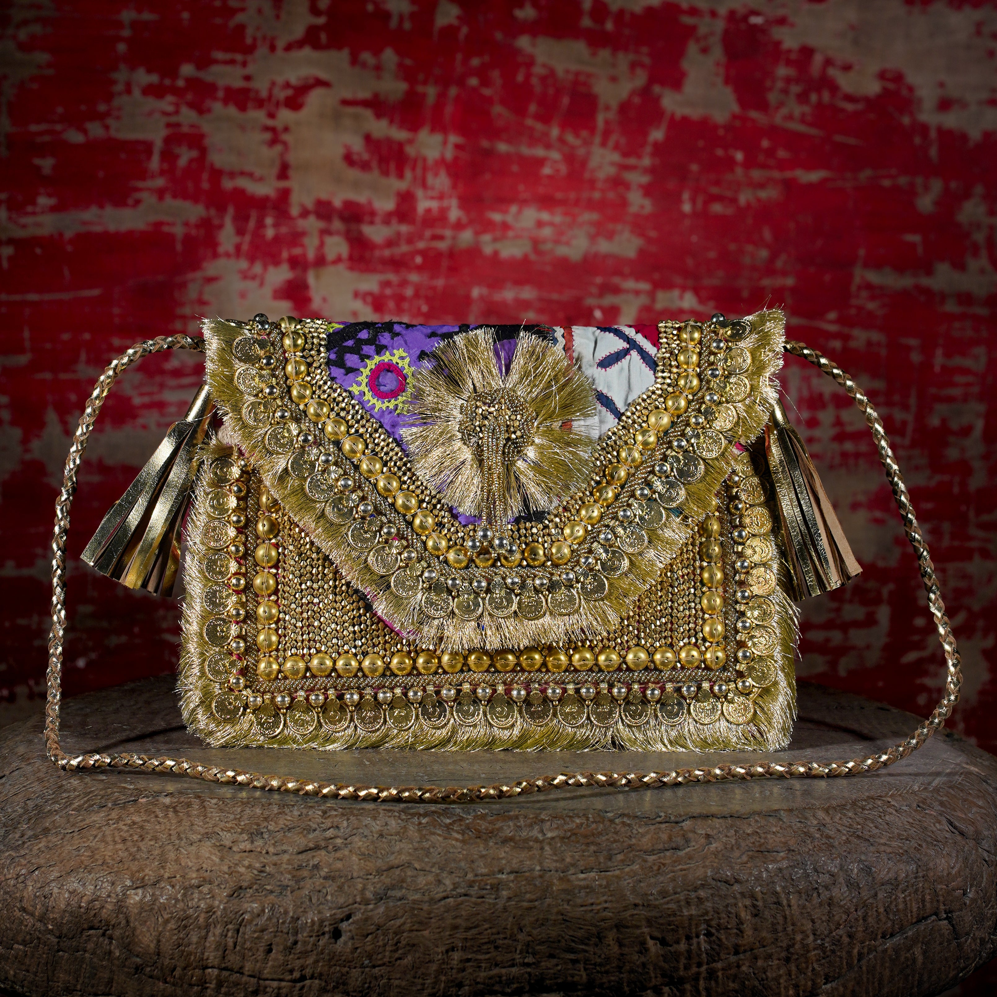Gold Festive Clutch 021