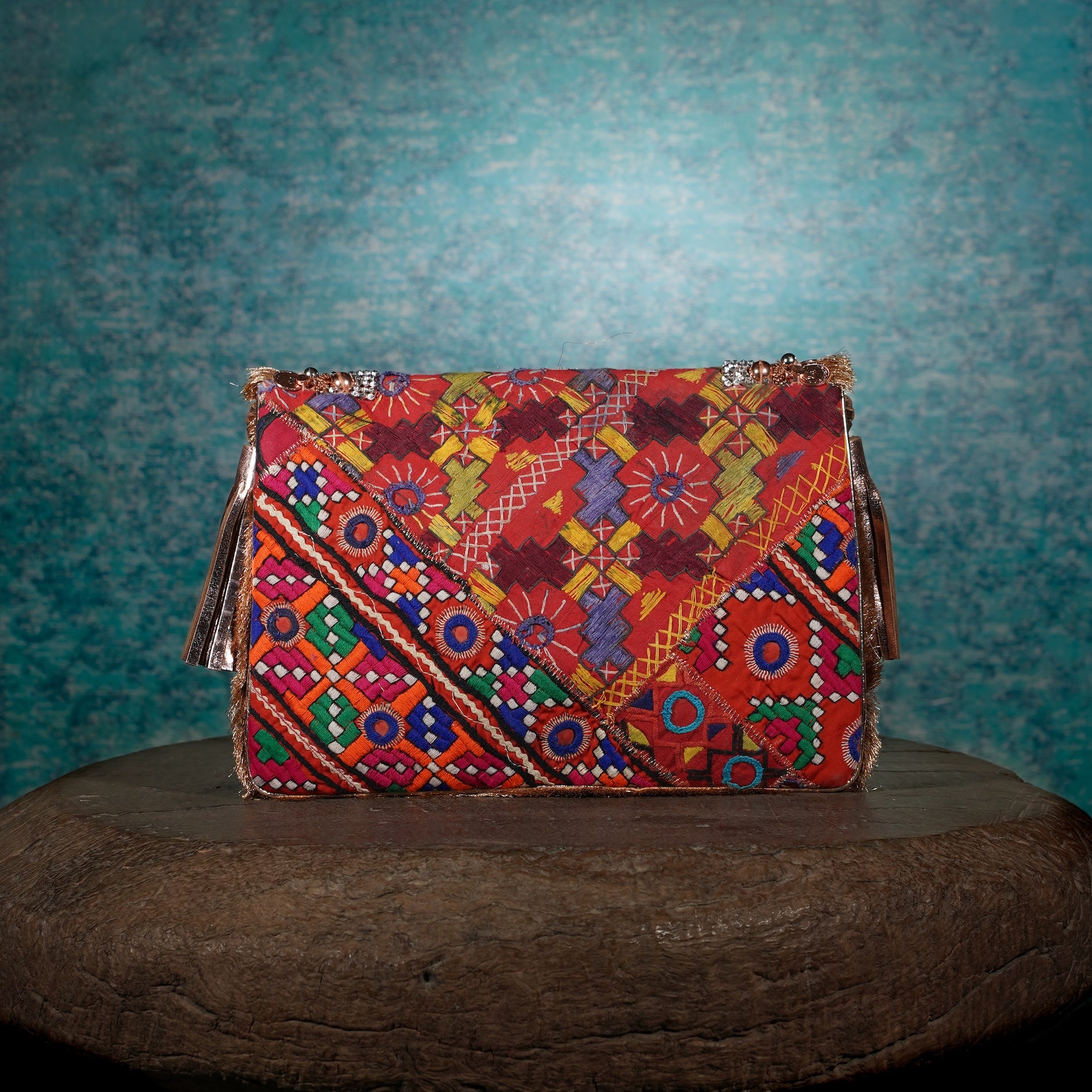 Rose Gold Festive Clutch 024
