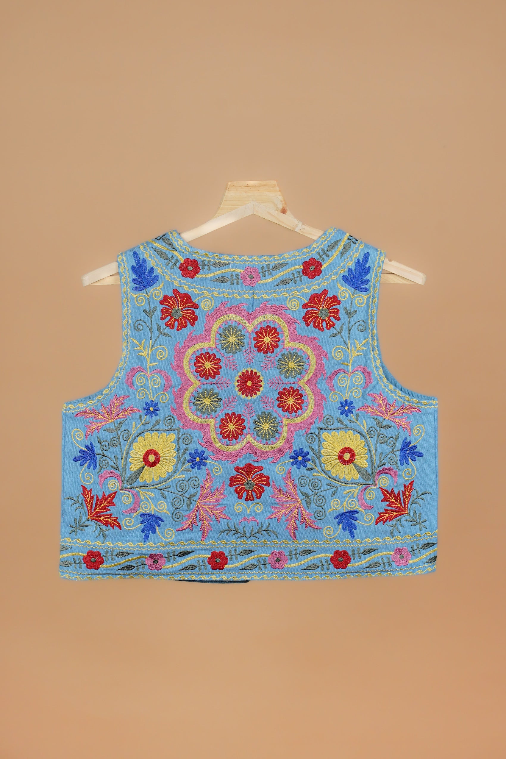 Fulkari Gilet - Denim