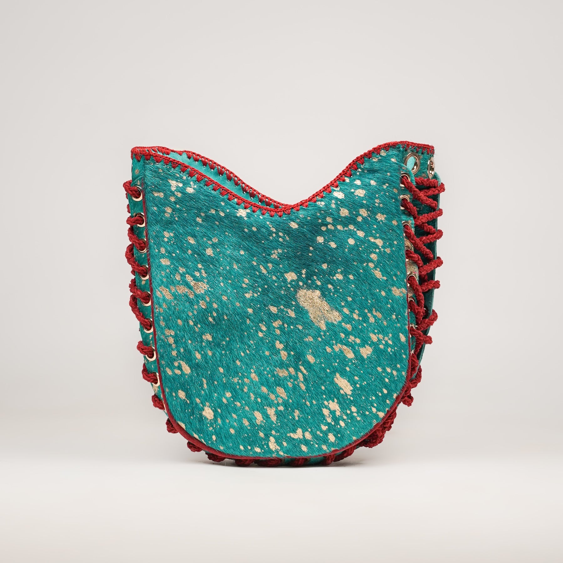 Turquoise Hornbill Shoulder Bag