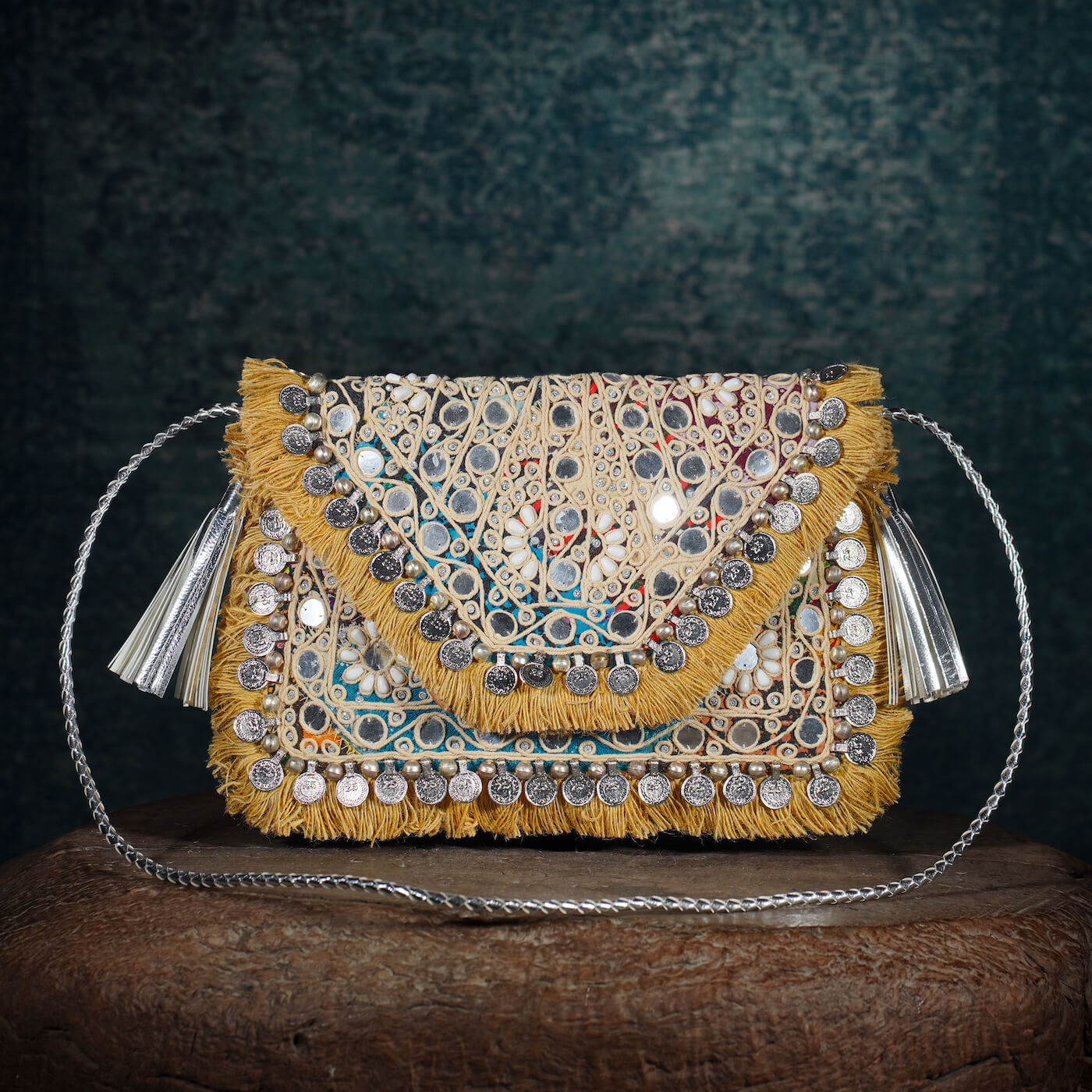 Beige Hichki Clutch 001
