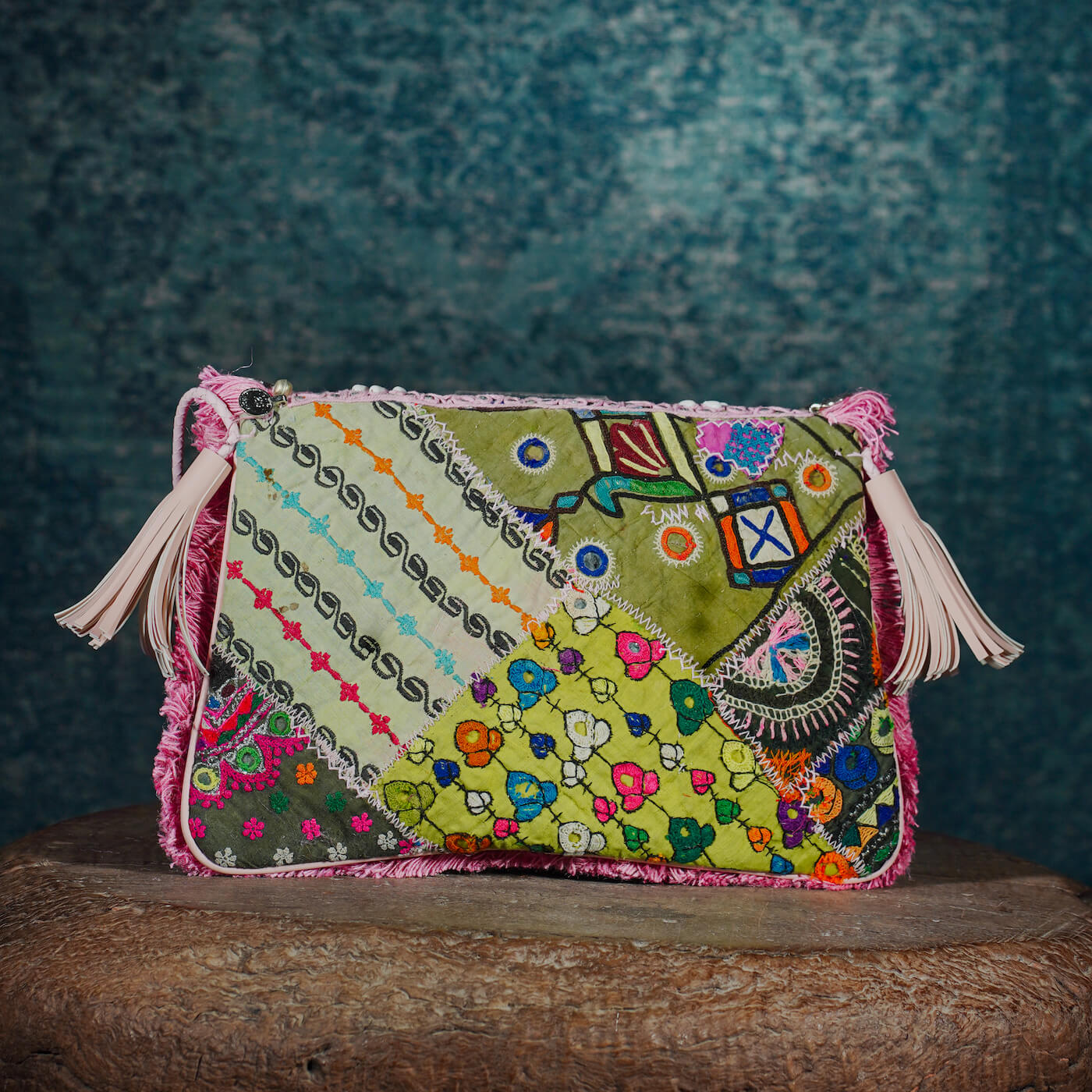 Pink Hichki Clutch 001