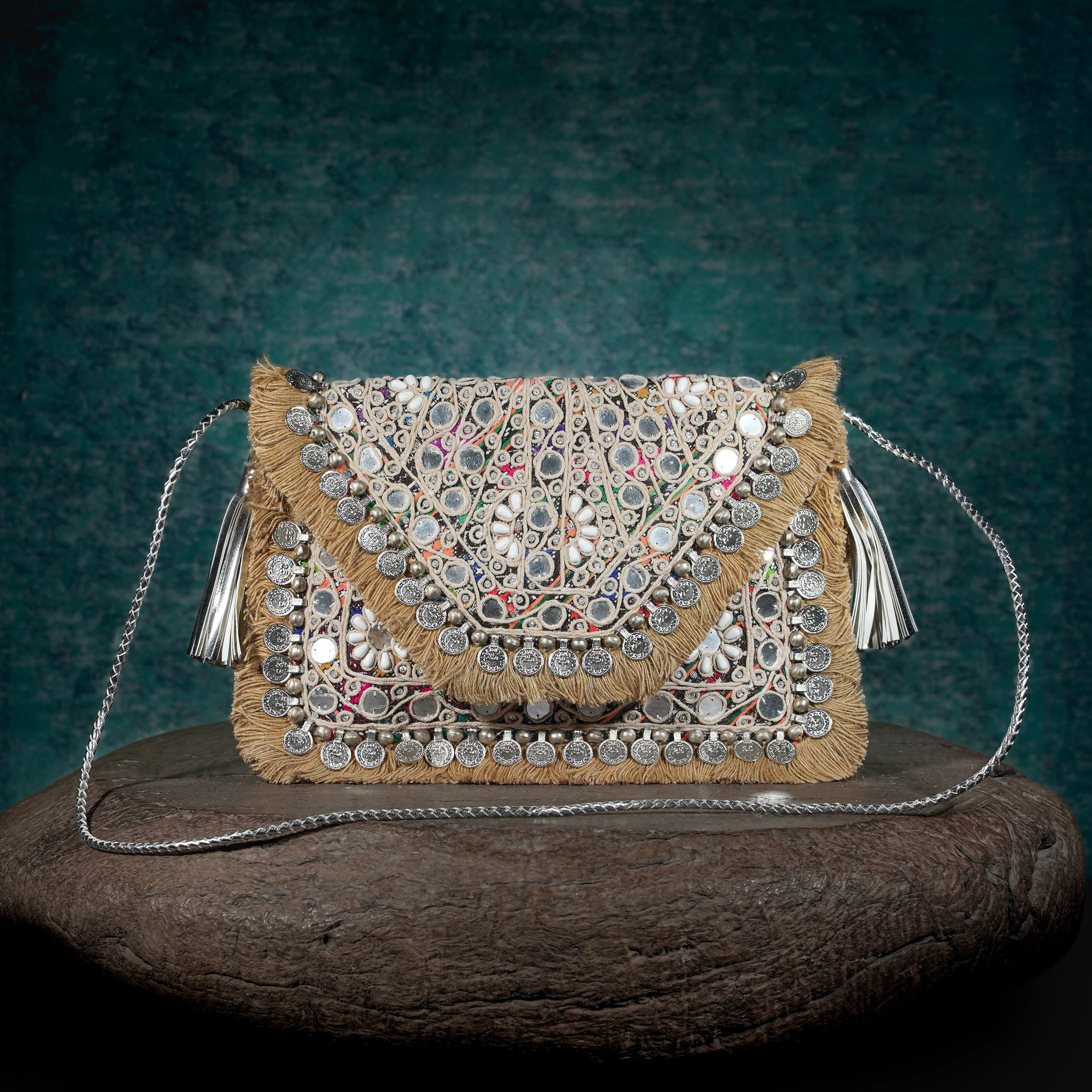 Beige Hichki Clutch 017