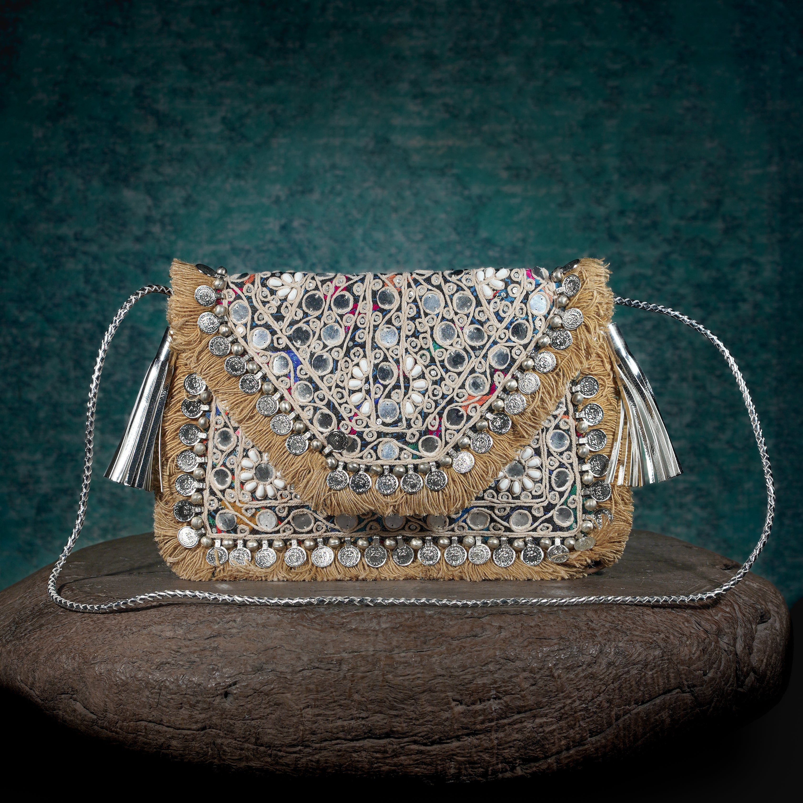 Beige Hichki Clutch 020