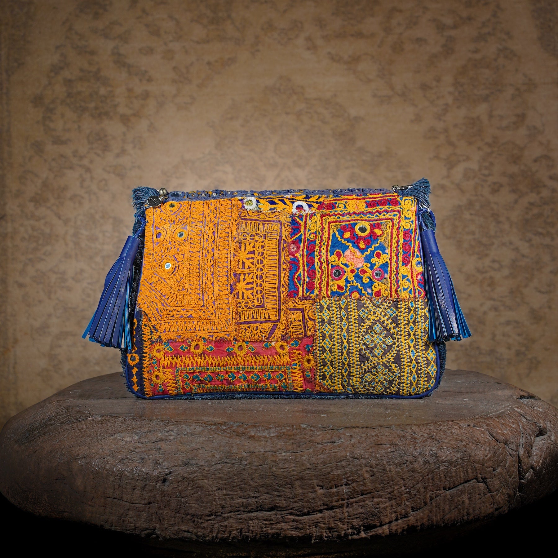 Blue Hichki Clutch 001