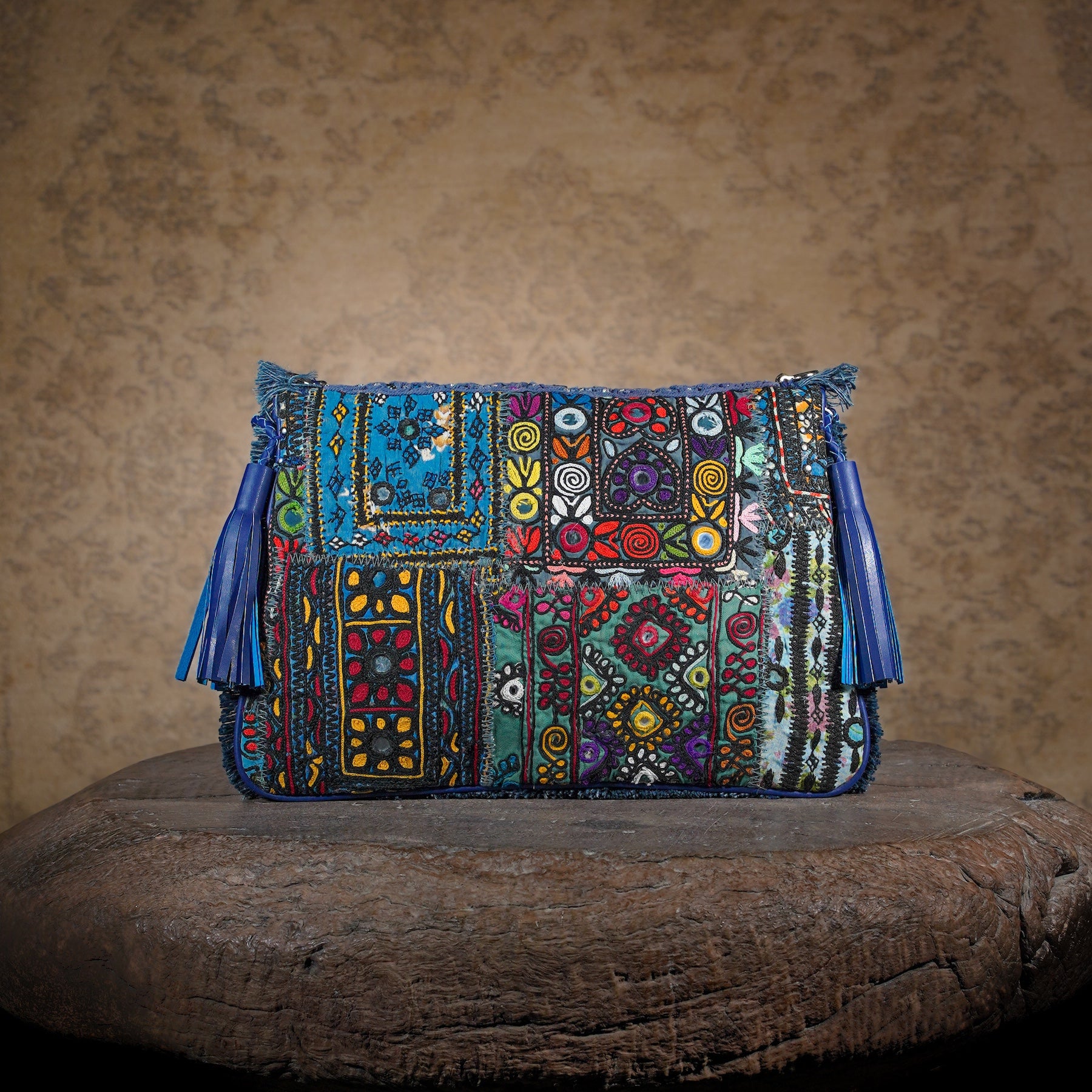 Blue Hichki Clutch 002