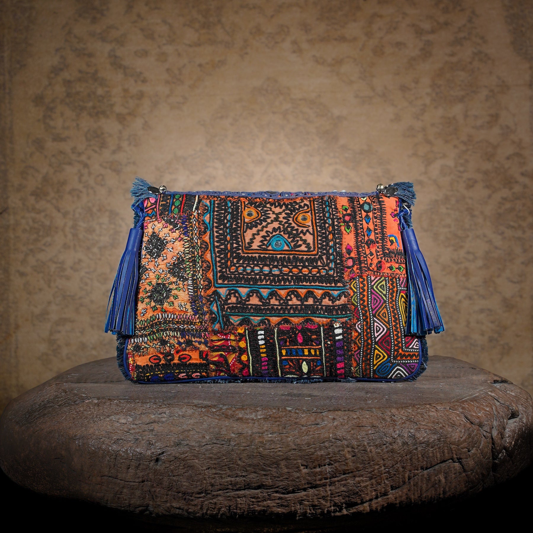 Blue Hichki Clutch 003