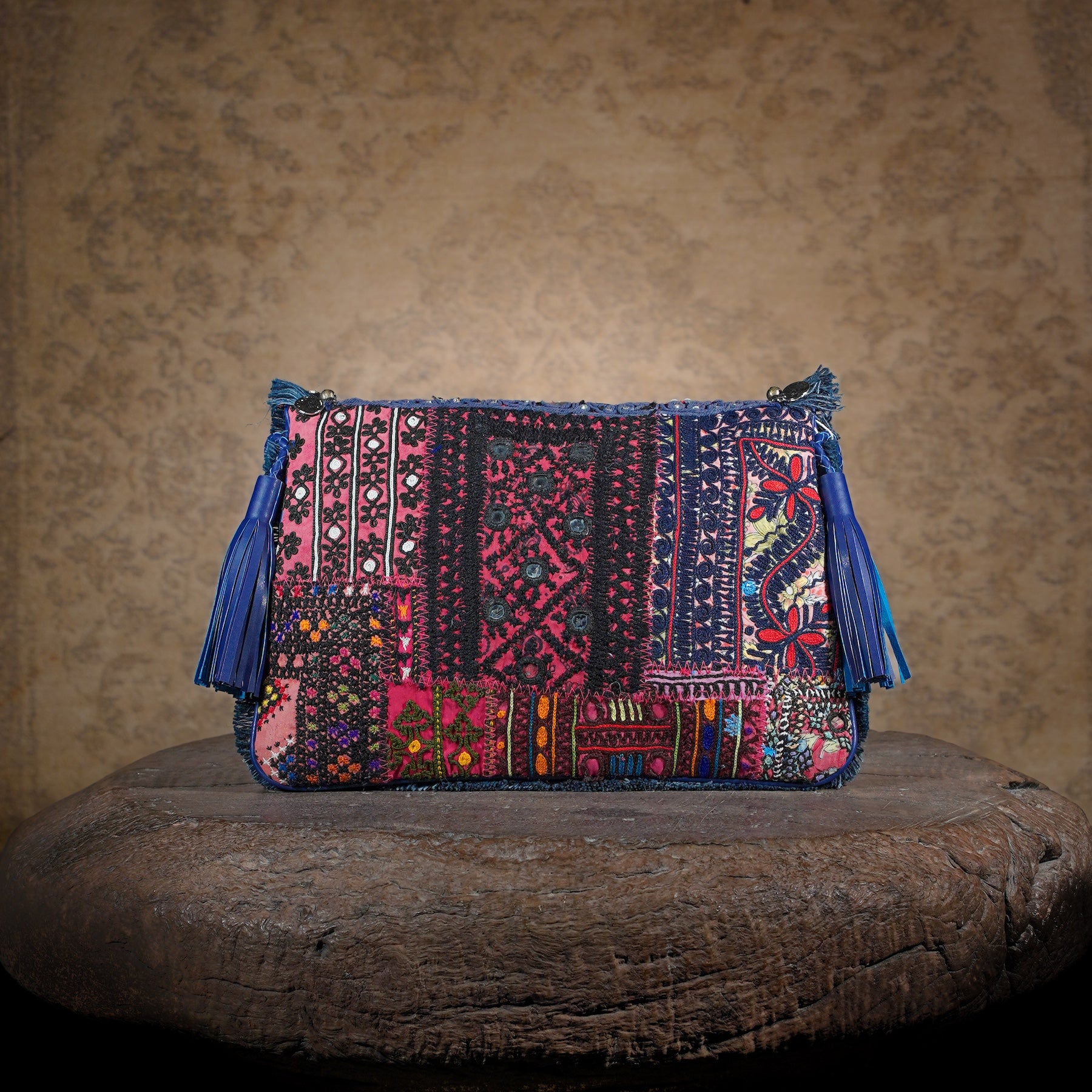 Blue Hichki Clutch 004