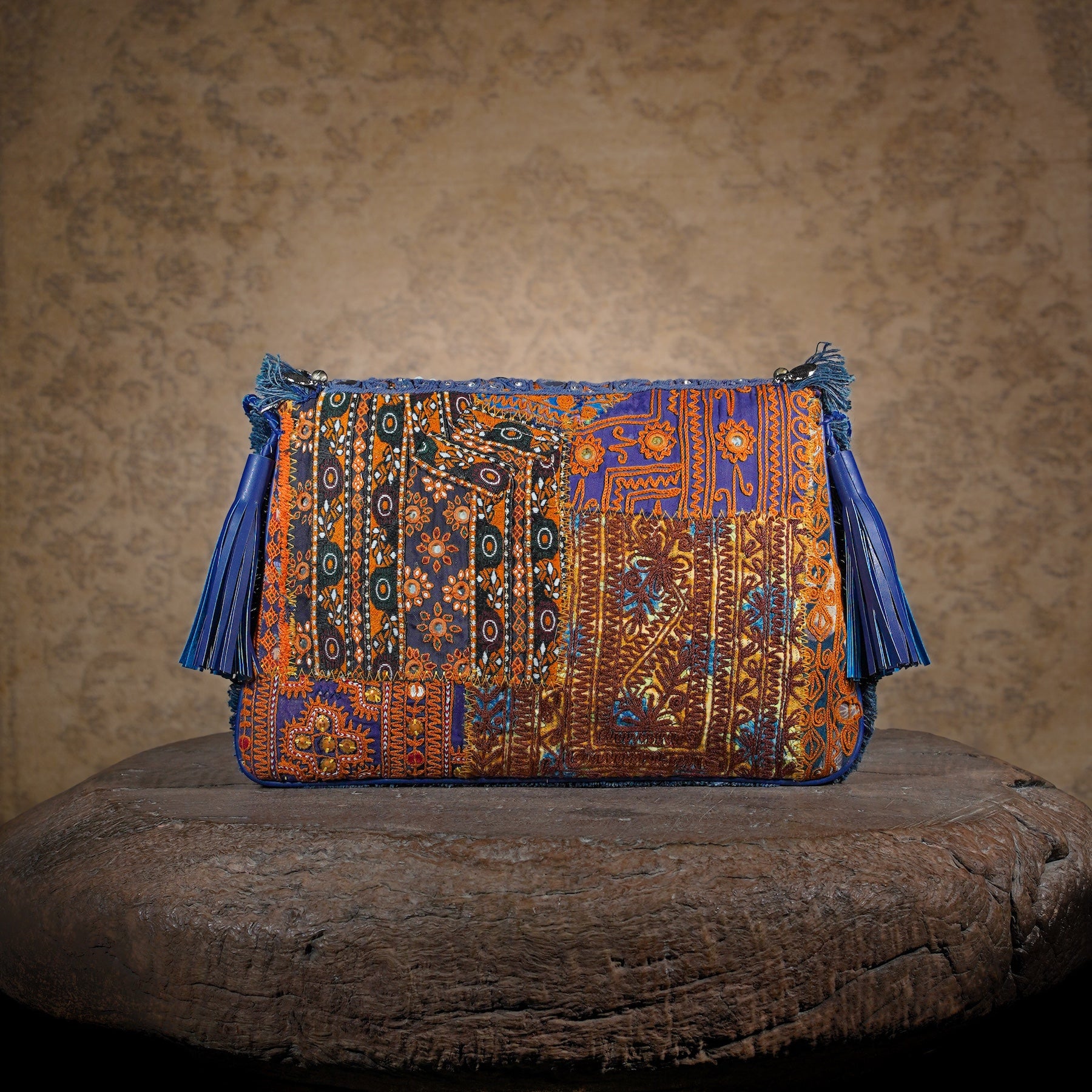 Blue Hichki Clutch 005