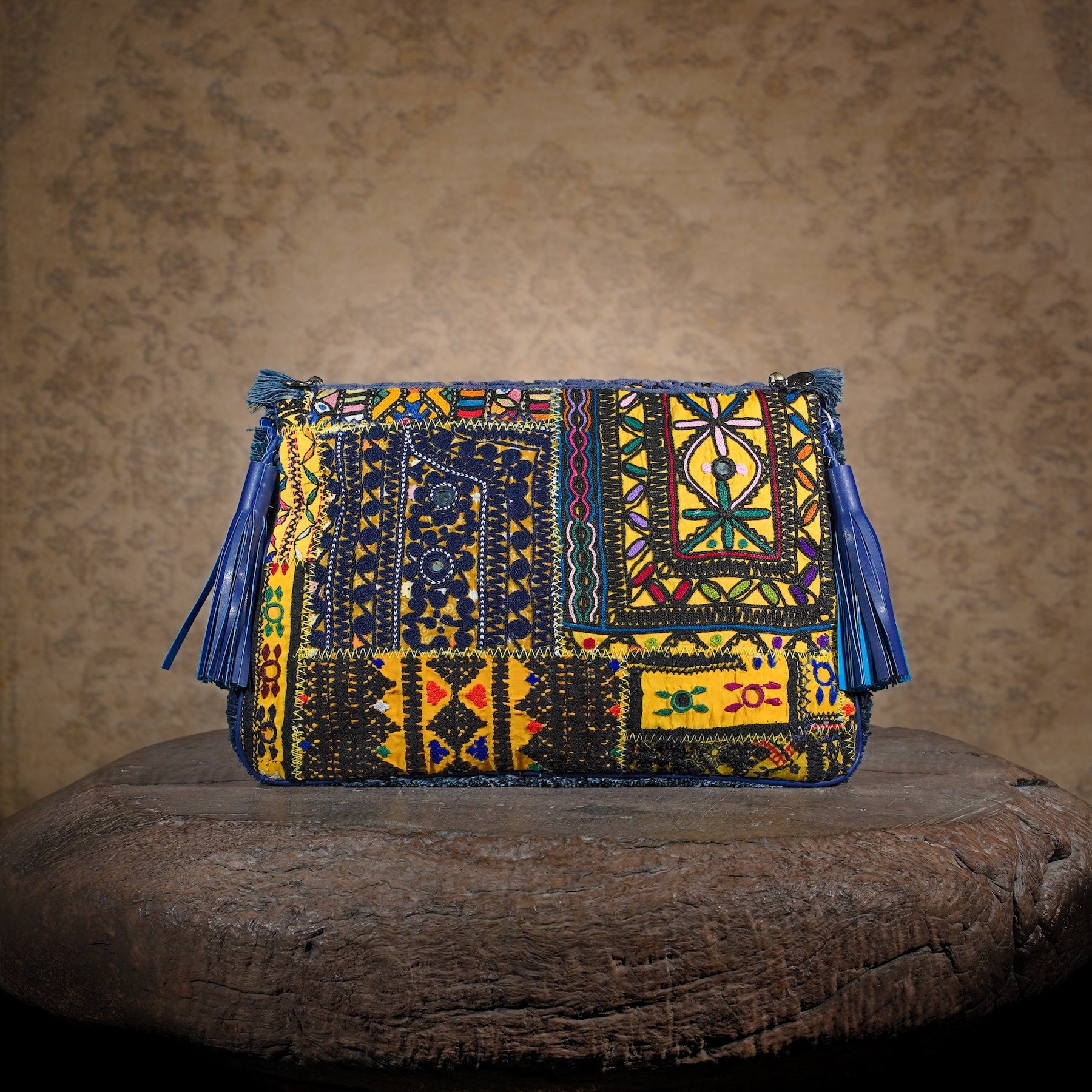 Blue Hichki Clutch 008