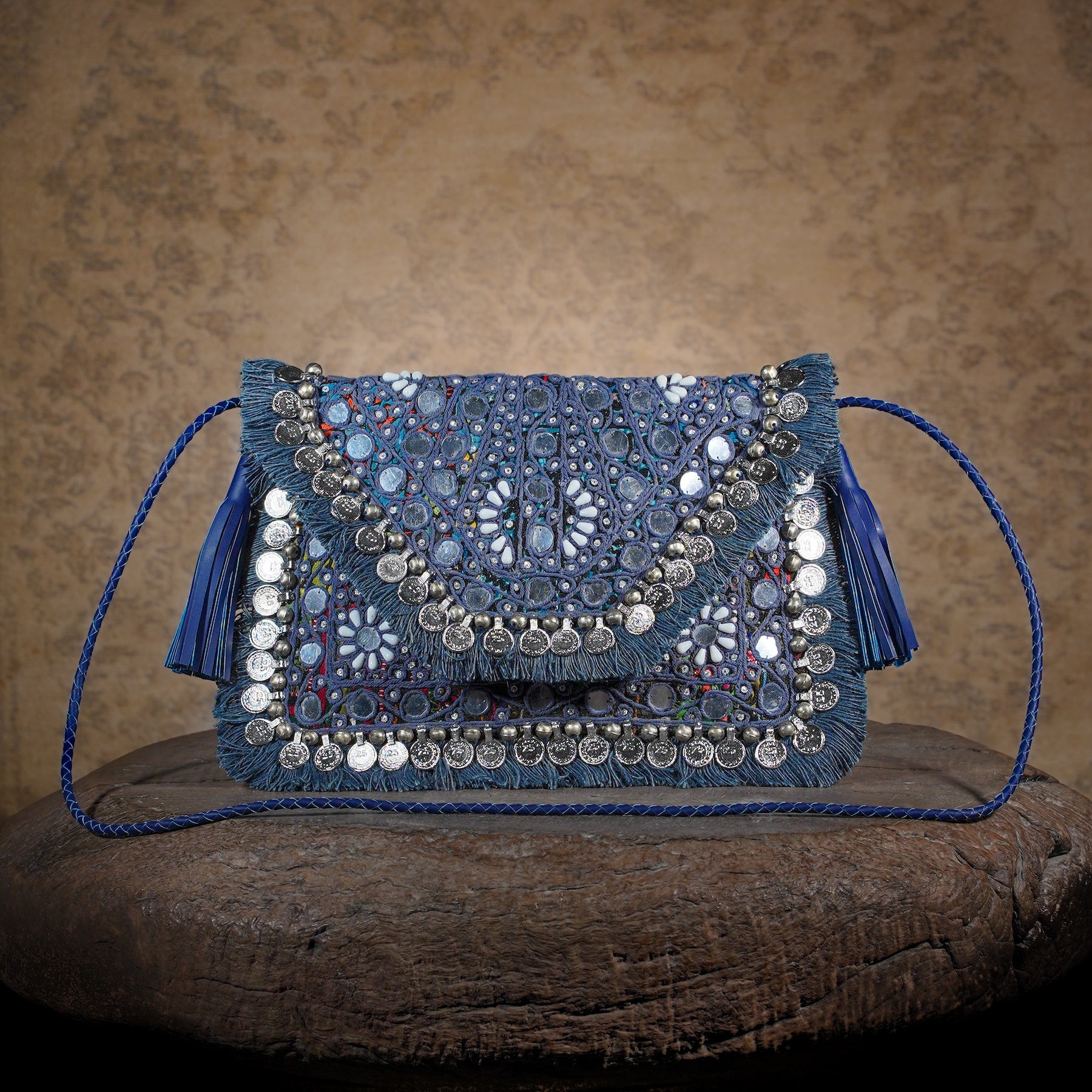 Blue Hichki Clutch 010