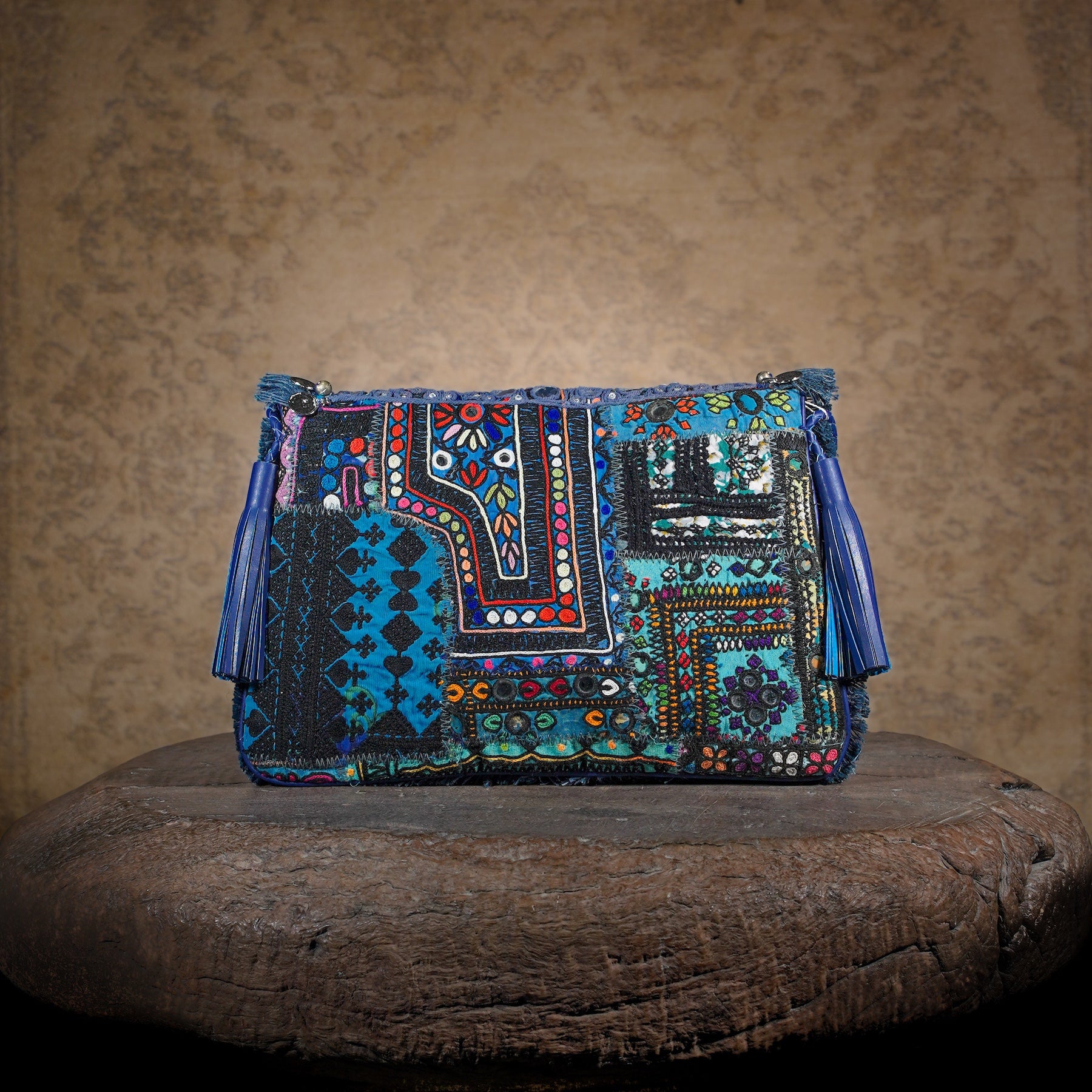 Blue Hichki Clutch 010
