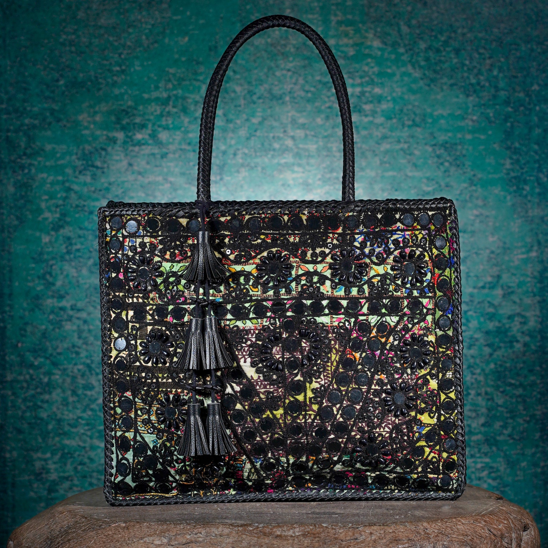 Black Hichki Shopper Bag 001