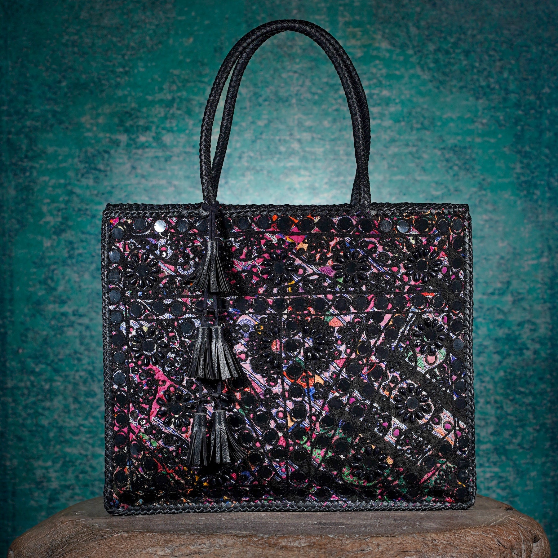 Black Hichki Shopper Bag 004