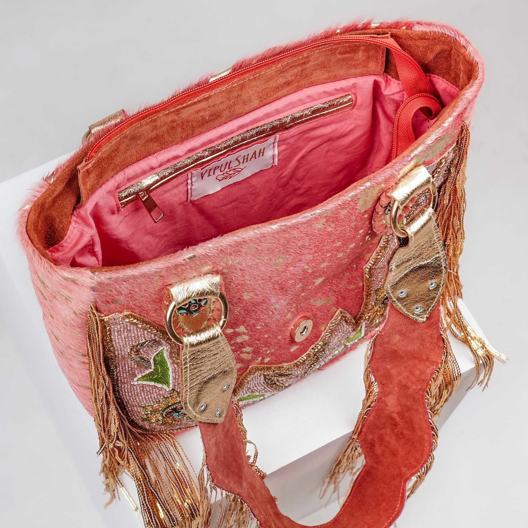 Peach Isabella Shoulder Bag