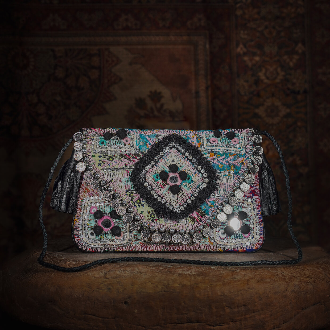 Black Kalbelia Clutch 004