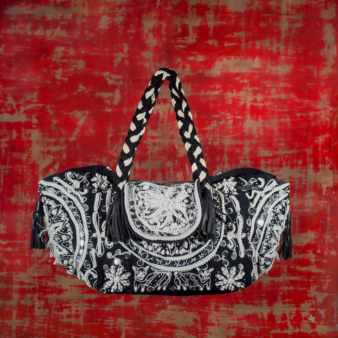 Kori Corduroy Tote - Black