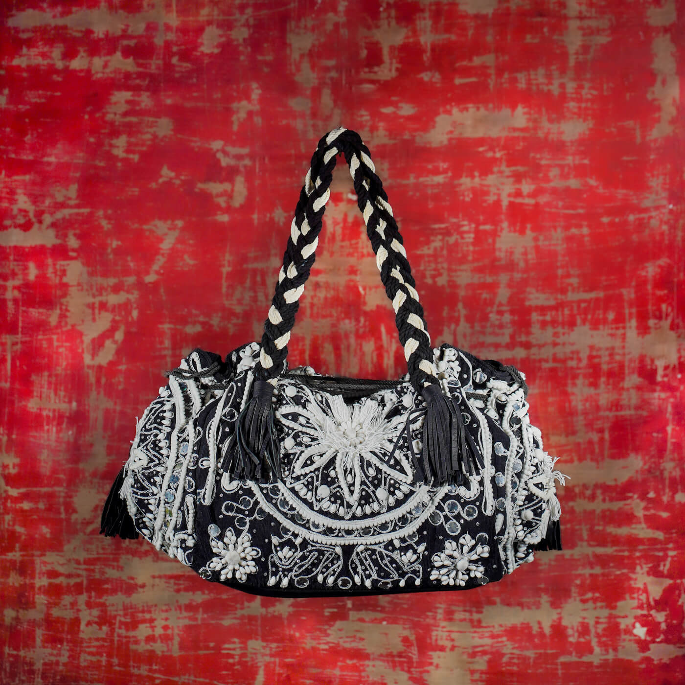 Kori Corduroy Tote - Black