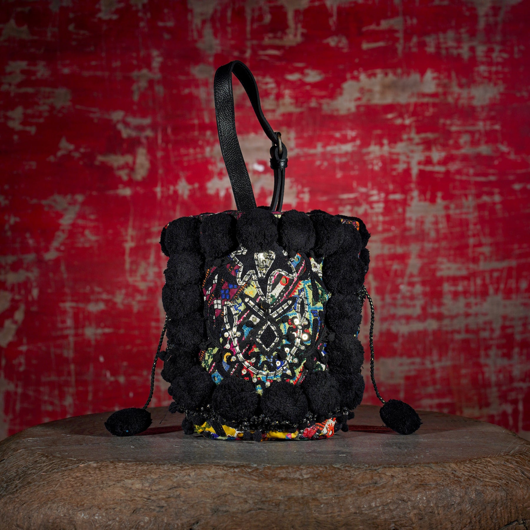 Black Lado Bucket Bag 010