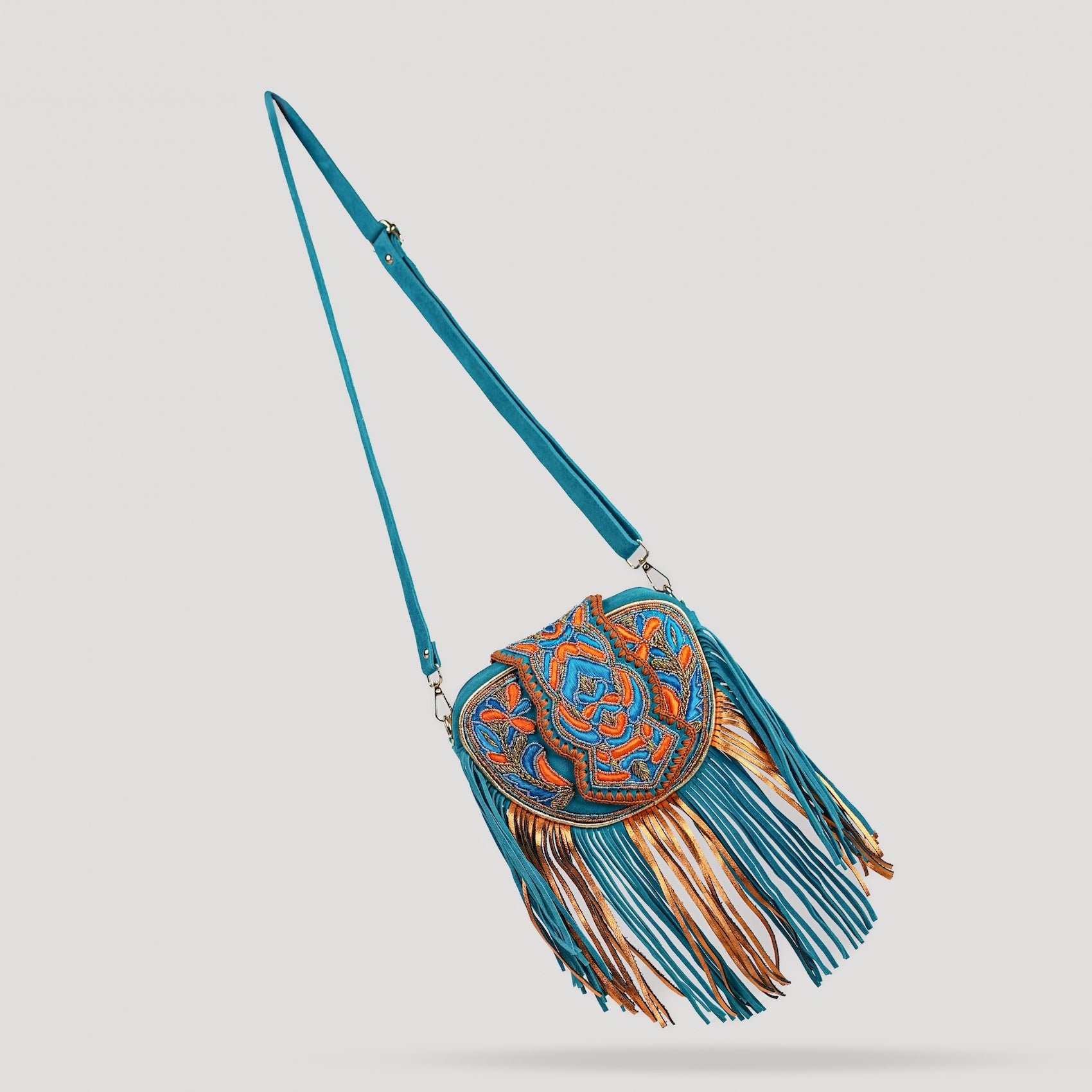 Turquoise Luna Sling Bag