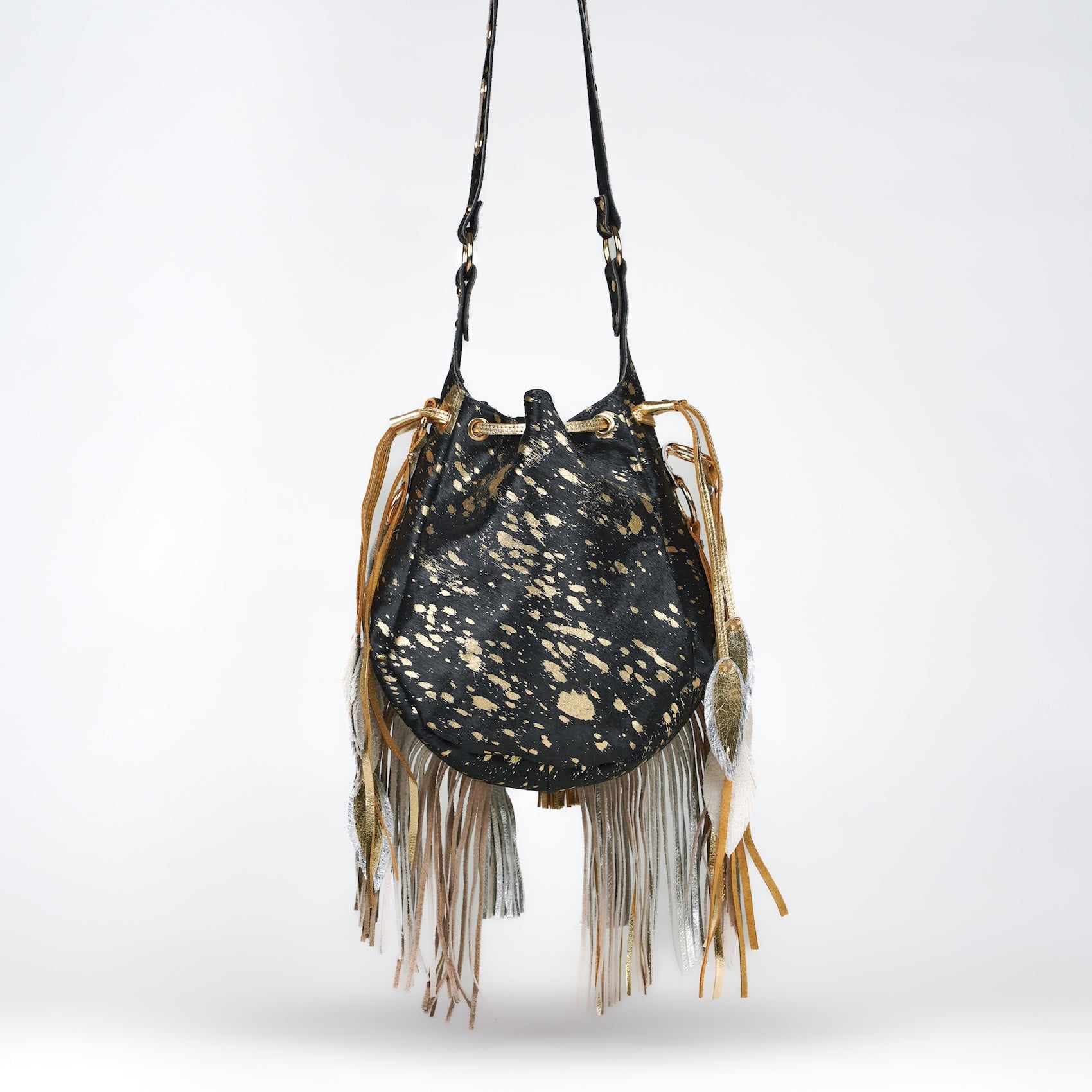 Black Lion Bucket Bag